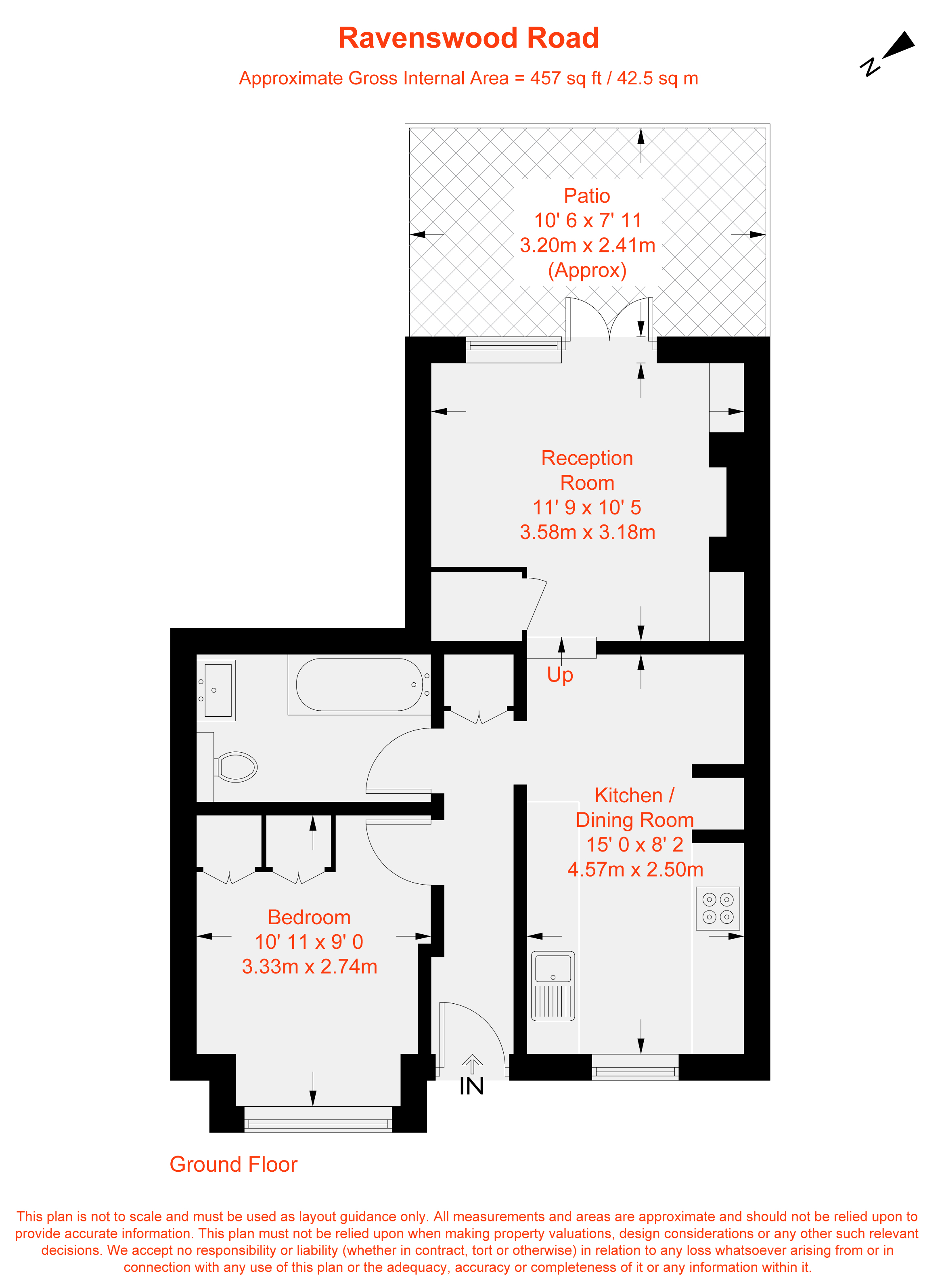 Ravenswood Road, London floorplan