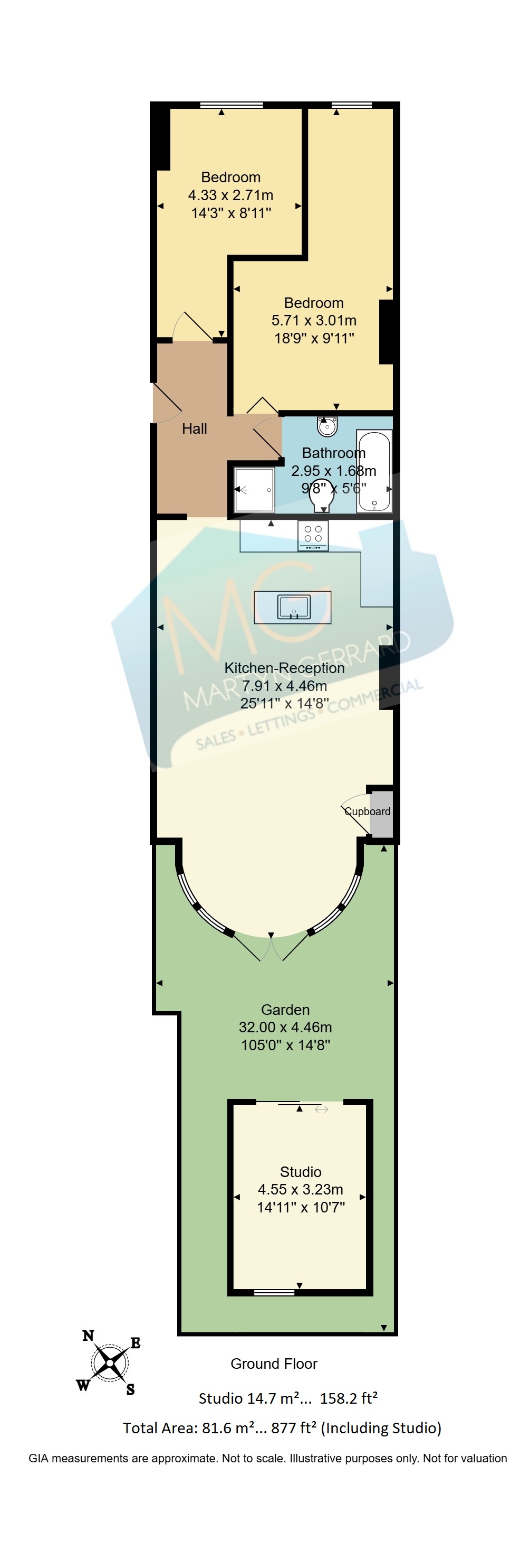 15a, Queens Avenue, London floorplan