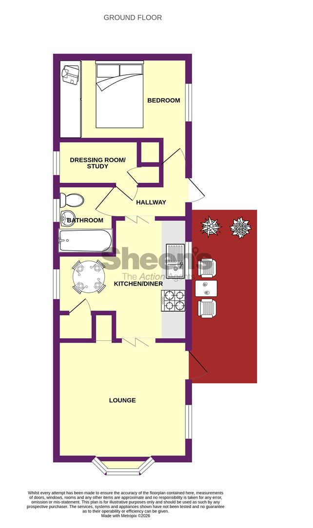 23 The Spinney, Sacketts Grove, Clacton-On-Sea floorplan