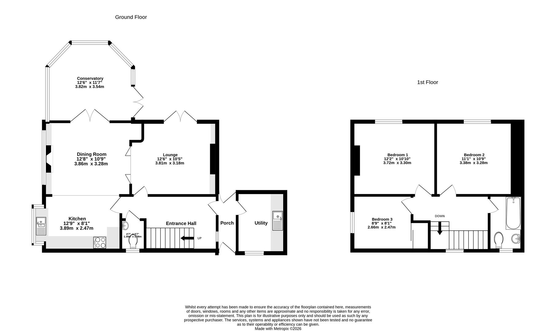 17, Heslington Lane, York floorplan