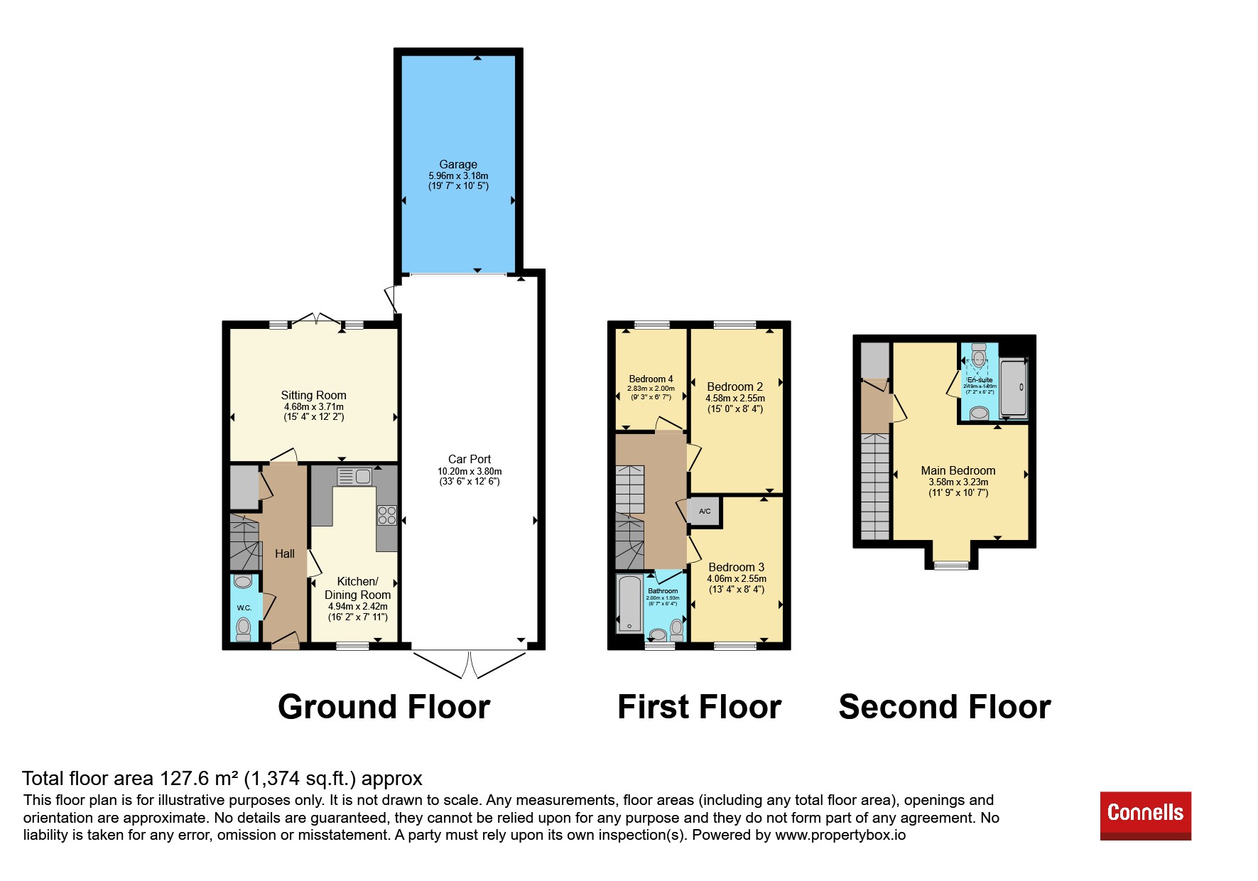 43, Horley Drive, Banbury floorplan