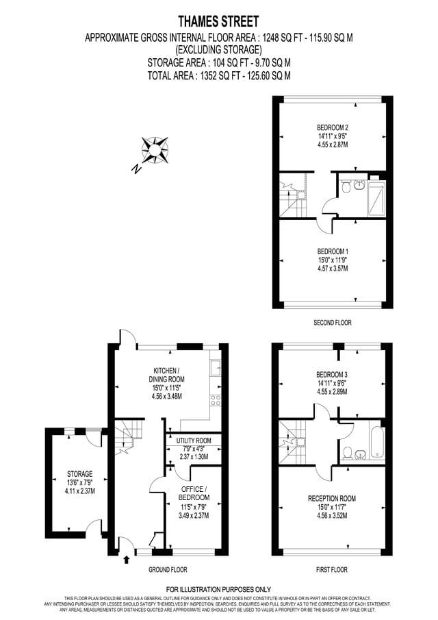 17, Thames Street, Walton-on-Thames floorplan