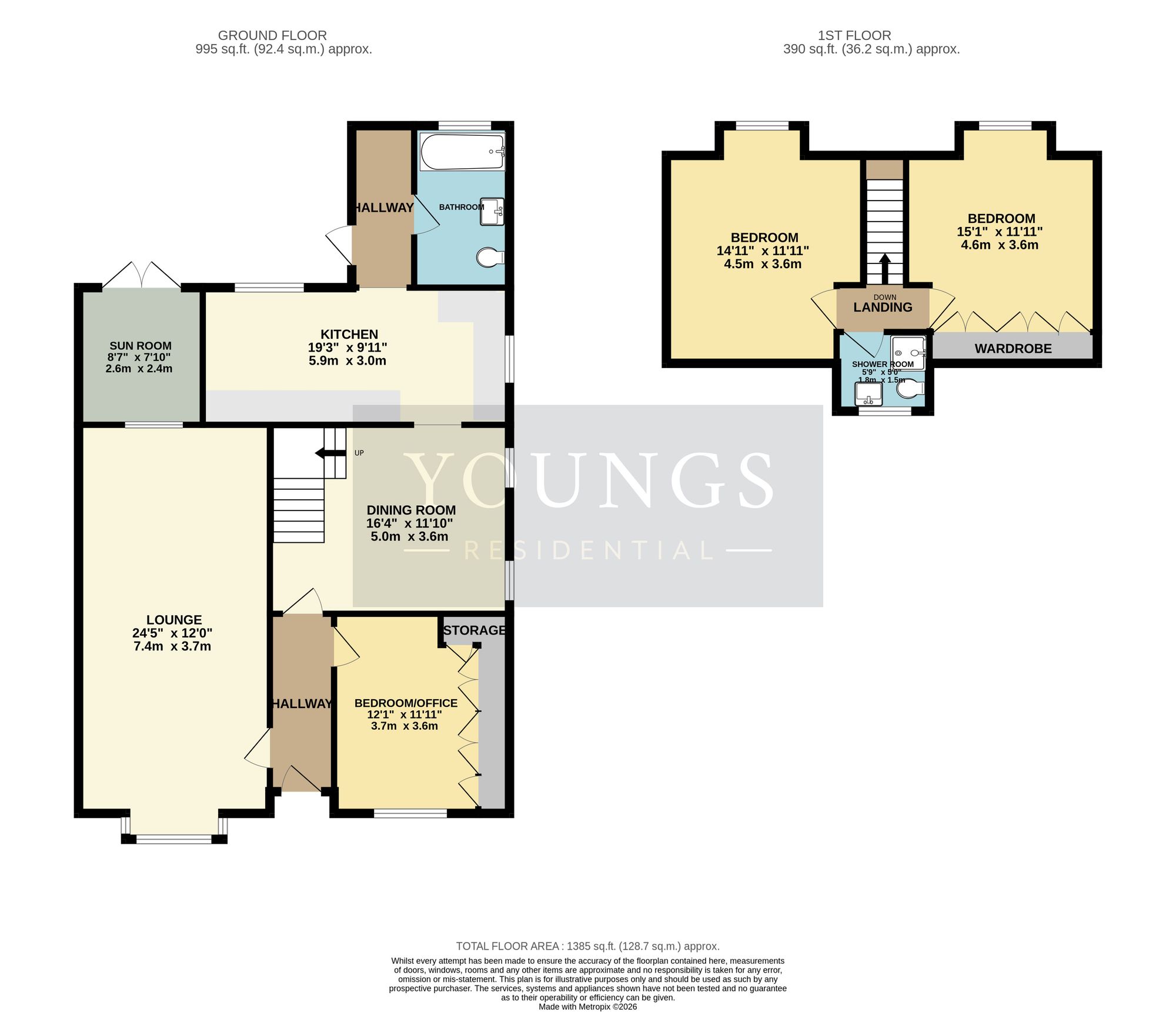 42 Spencer Road, Benfleet floorplan