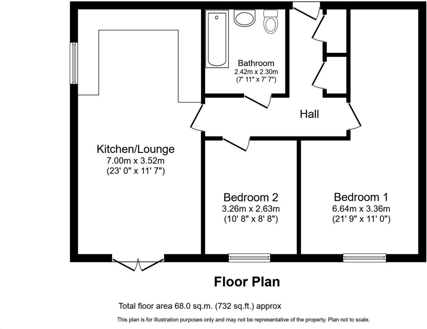 17 Eider Court, John Dyde Close, Bishop's Stortford floorplan