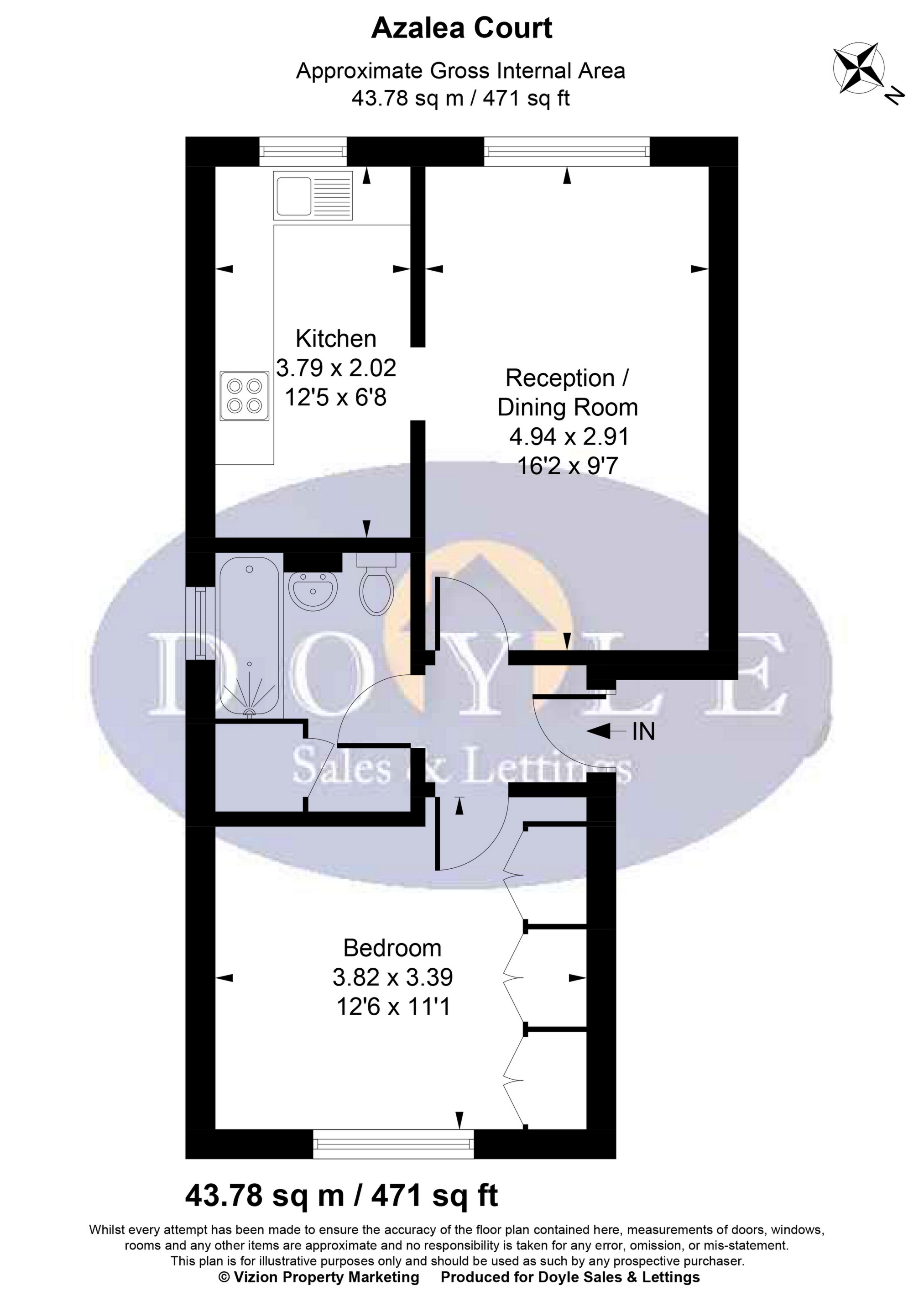 42 Azalea Court, Azalea Close, London floorplan