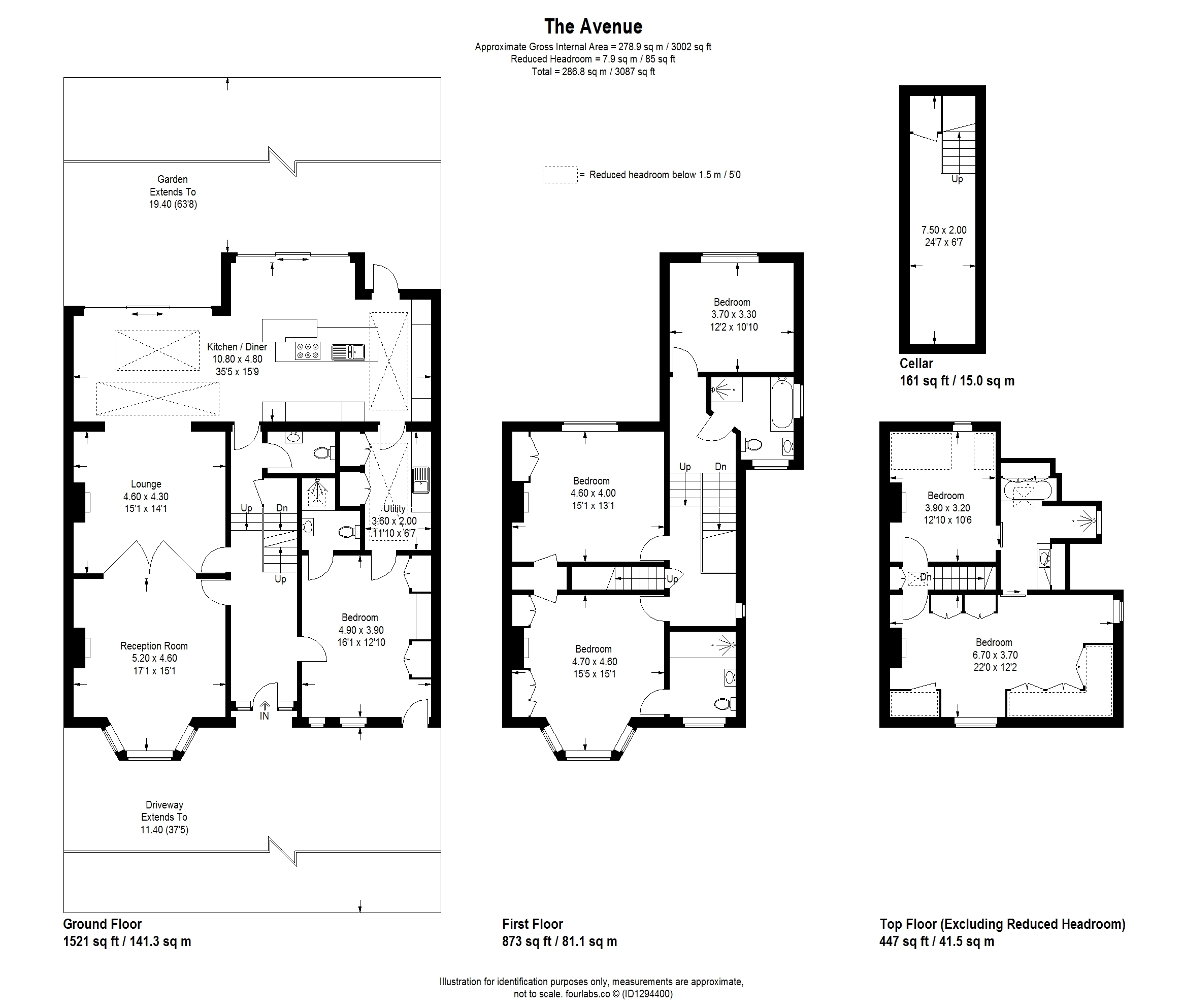 28, The Avenue, St Margarets floorplan