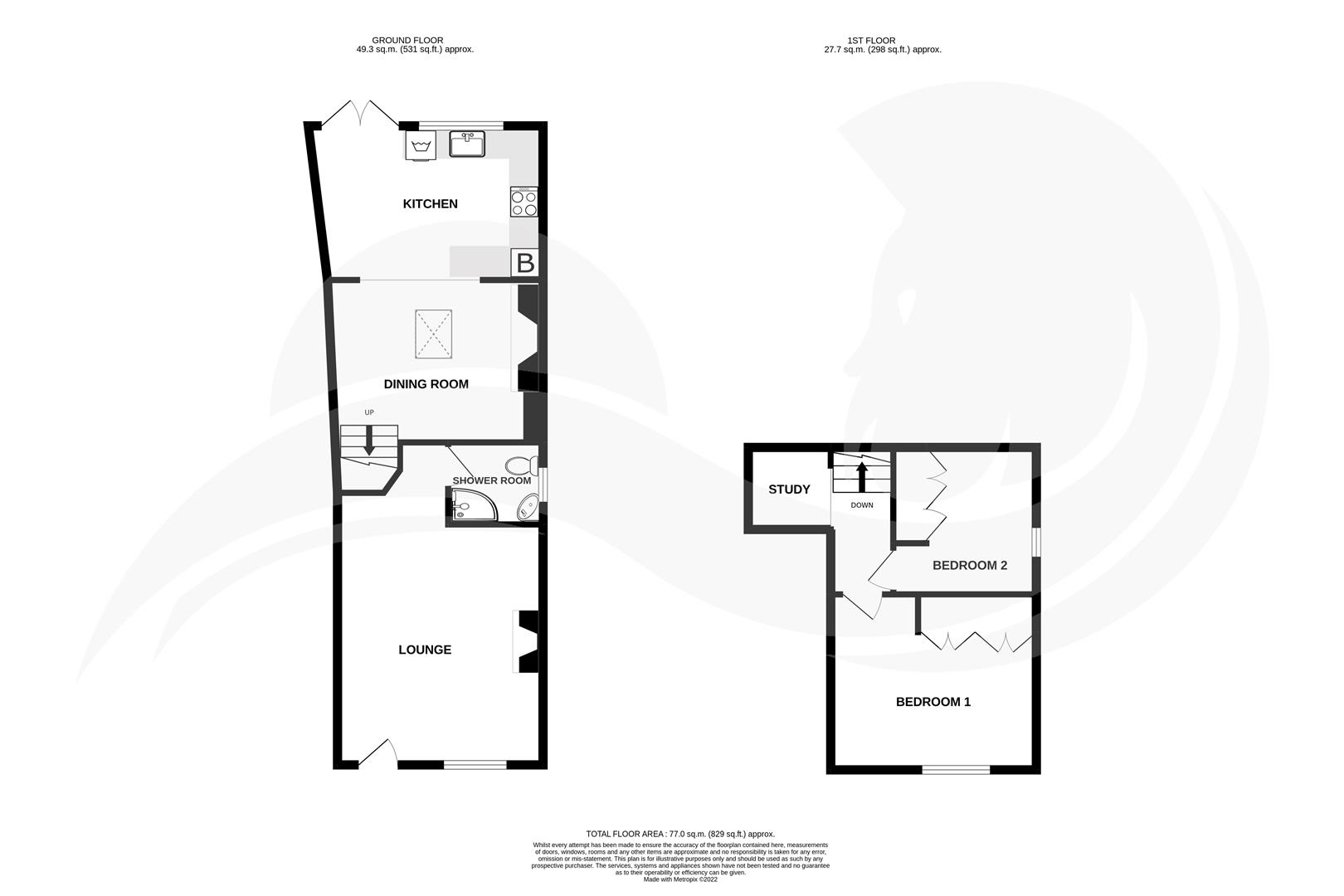 The Street, BoughtonUnderBlean, Faversham ME13, 2 bedroom semidetached house to rent