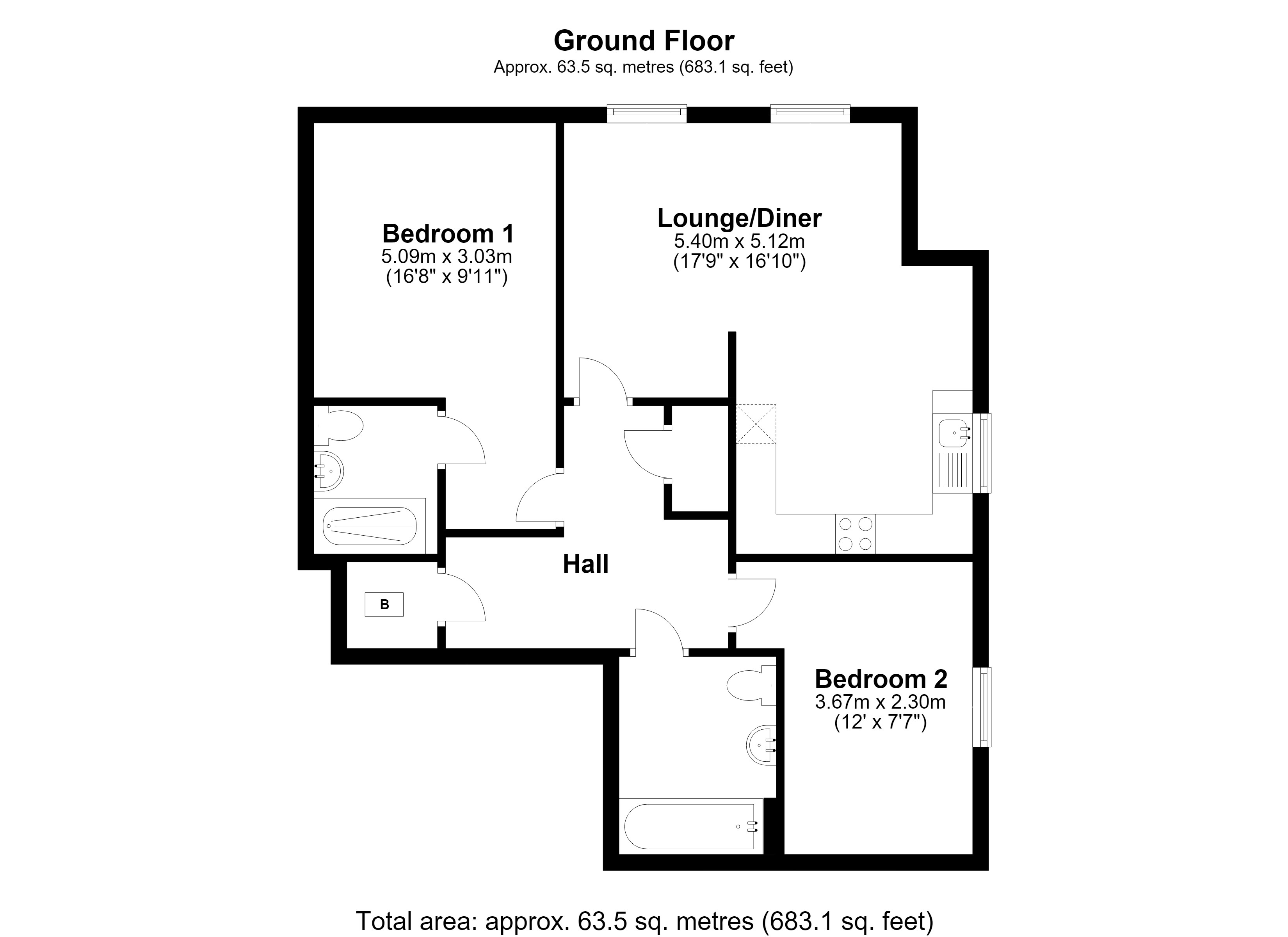 21, Abelyn Avenue, Sittingbourne floorplan