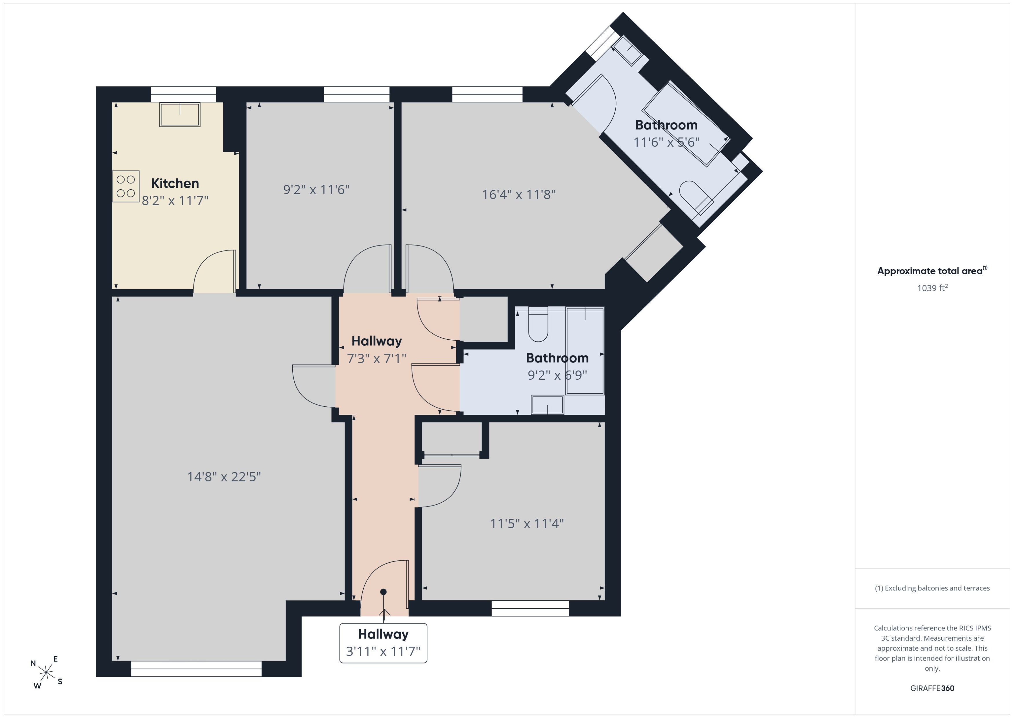 8, 10 Townsend Way, Birmingham floorplan