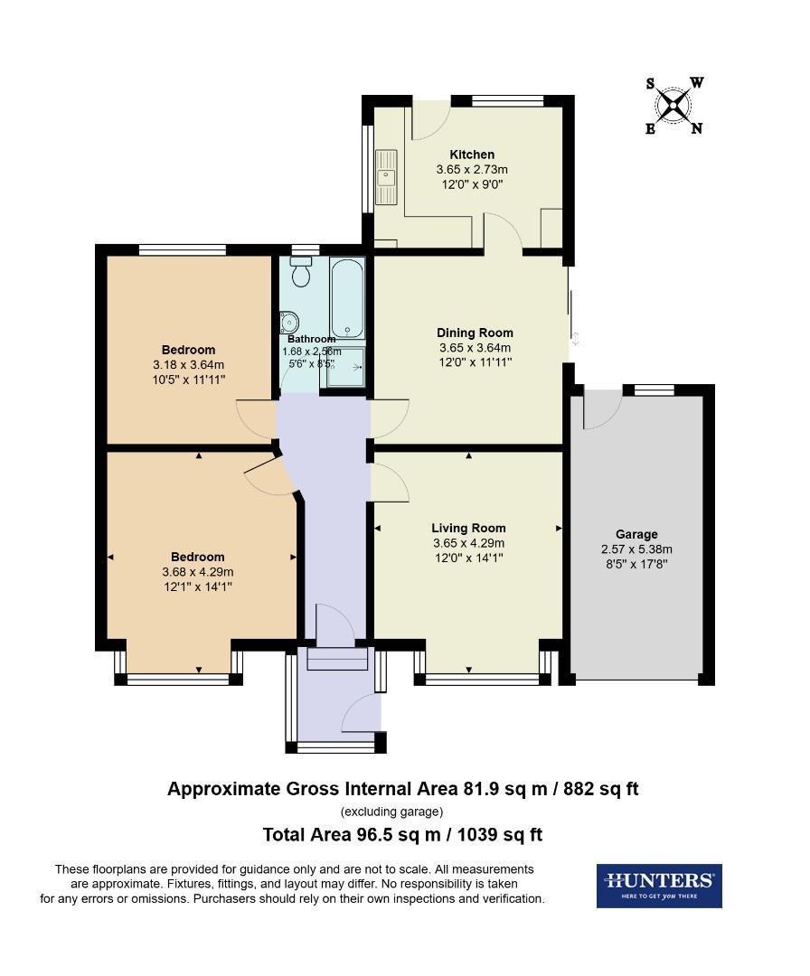 Hazelbury Road, Bristol floorplan