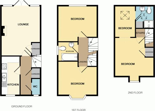 3 Bedrooms Town house for sale in Moorfields Close, Aldridge, Walsall WS9