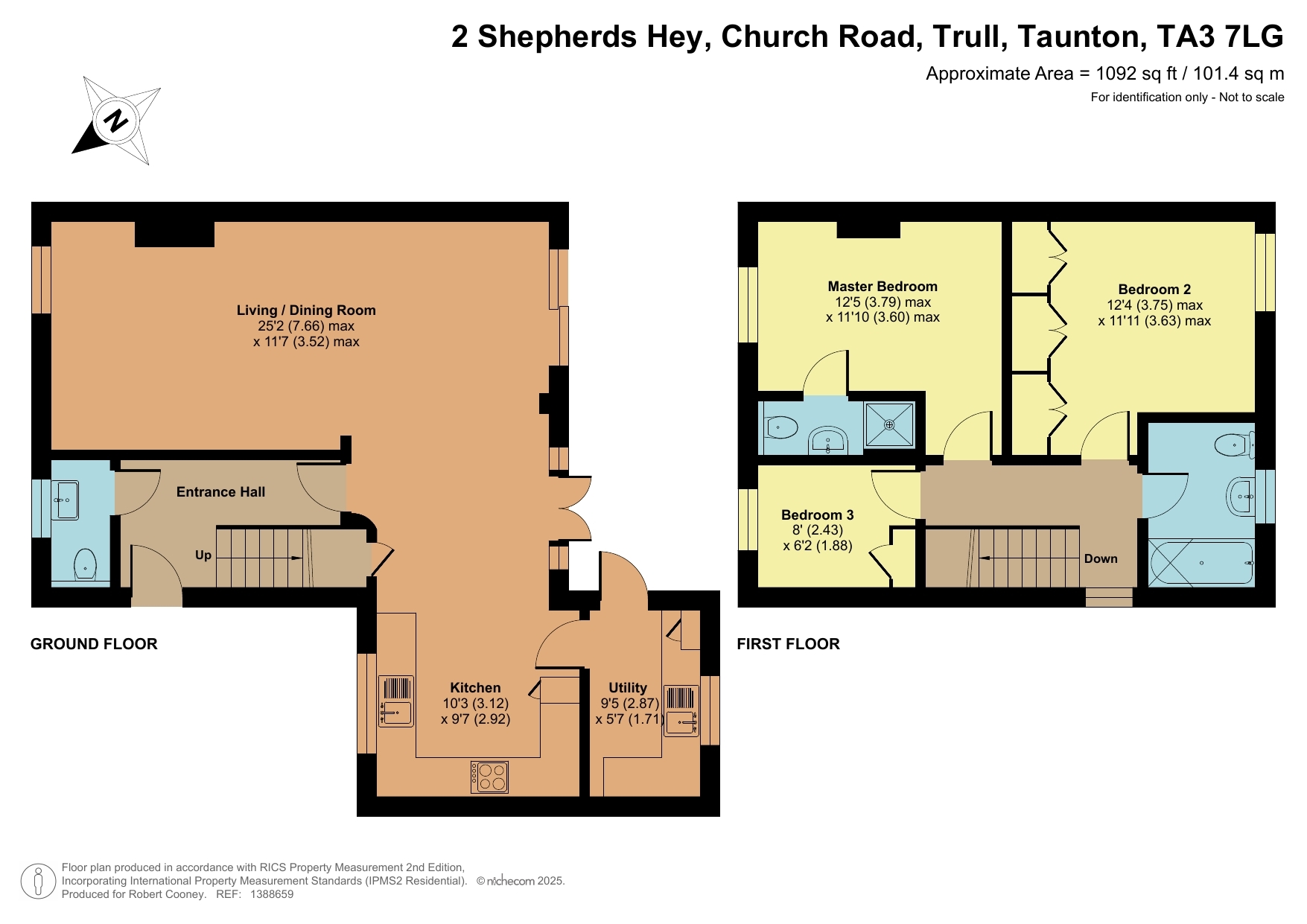 2 Shepherds Hey, Taunton floorplan