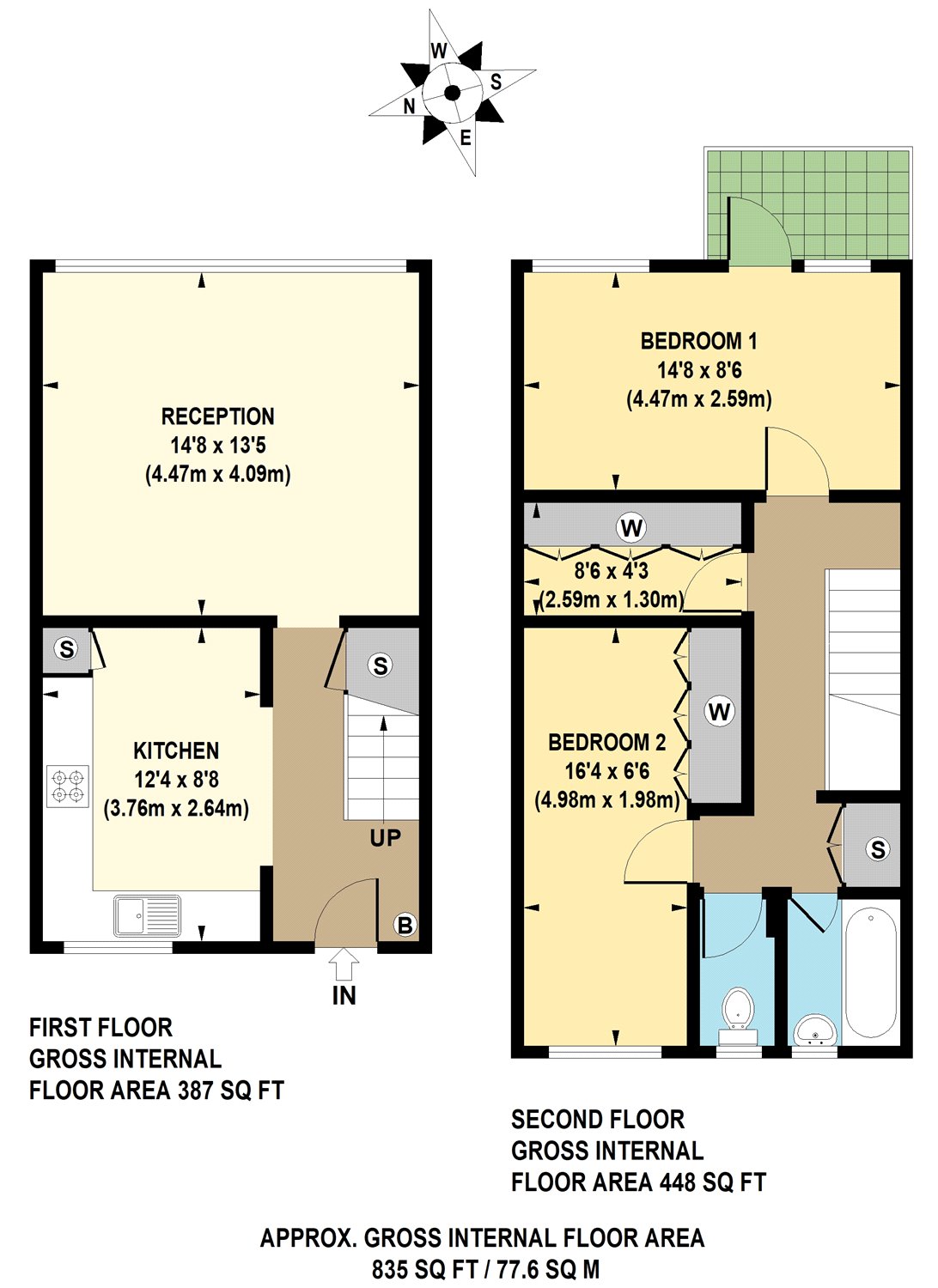 2 Bedrooms Flat to rent in Lawrence Close, London E3