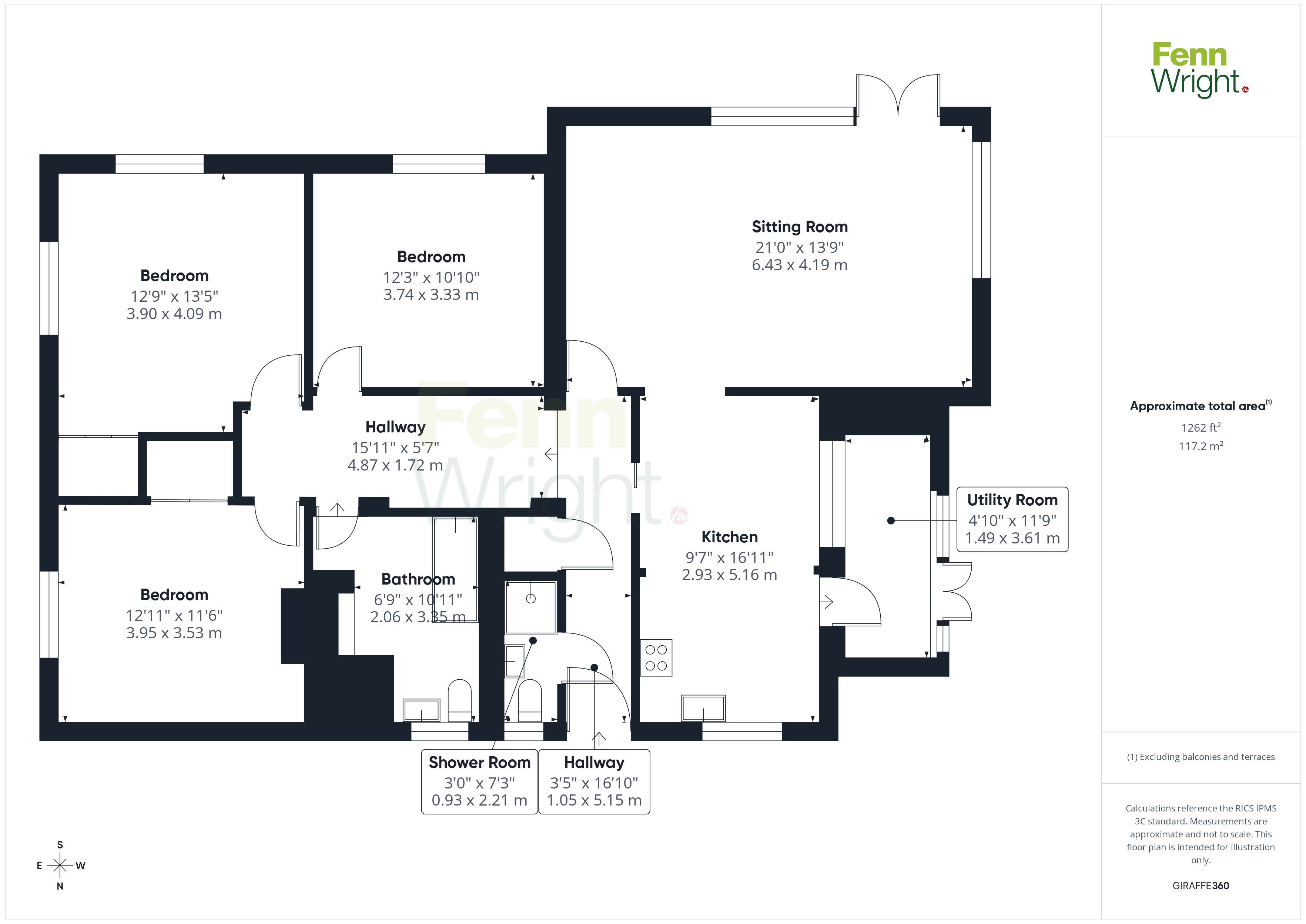 136, Haylings Road, Suffolk floorplan