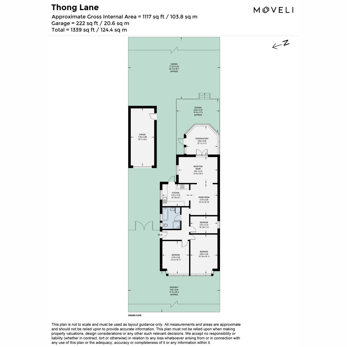91, Thong Lane, Gravesend floorplan