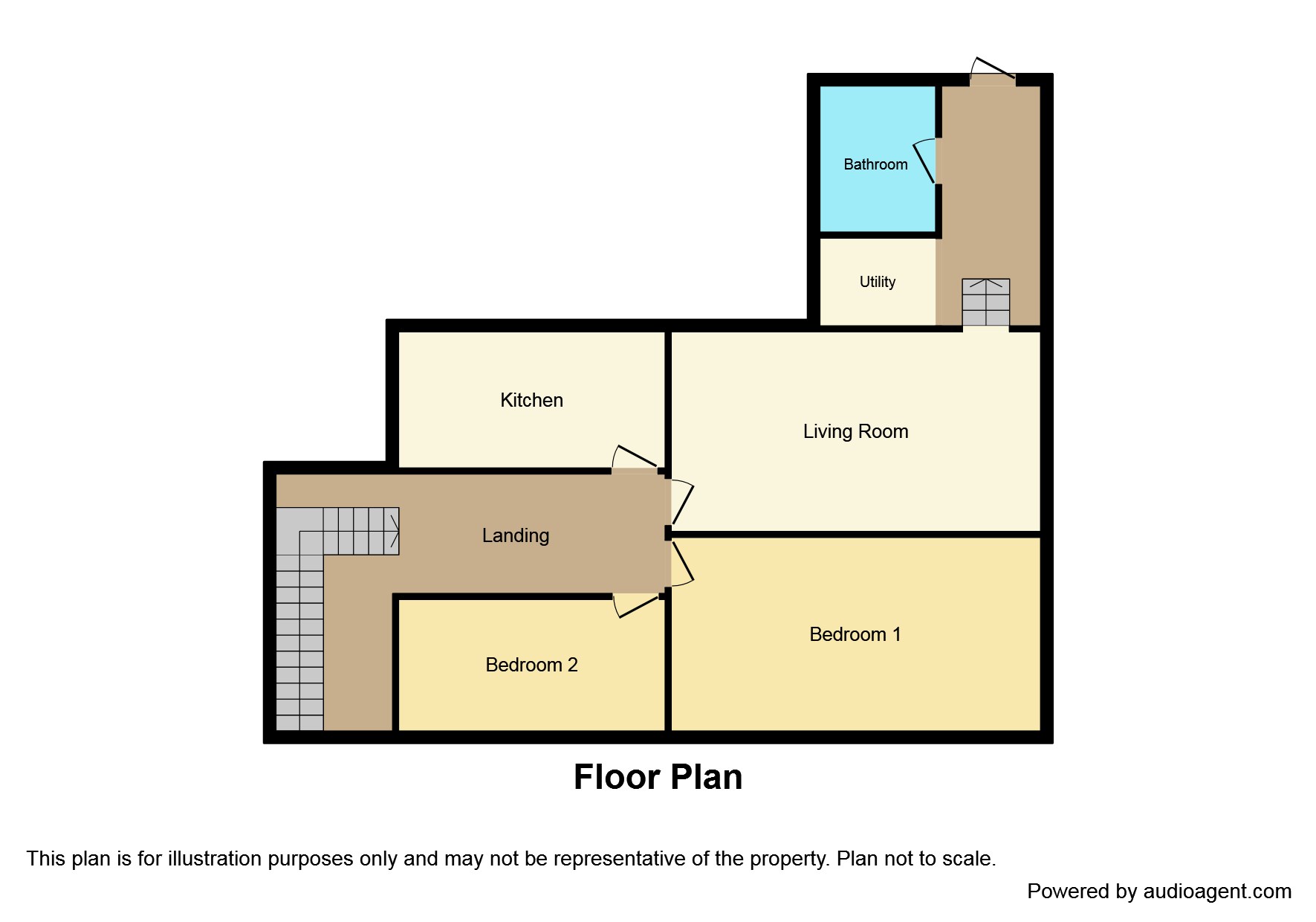Axwell Terrace, Swalwell, Newcastle Upon Tyne NE16, 2 bedroom flat for