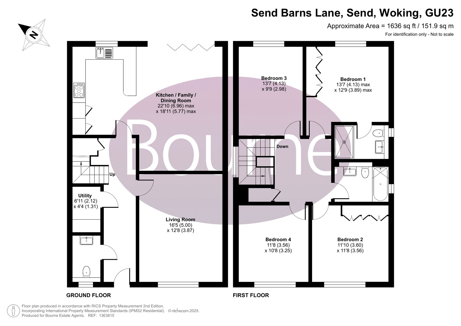 4, Send Barns Lane, Woking floorplan