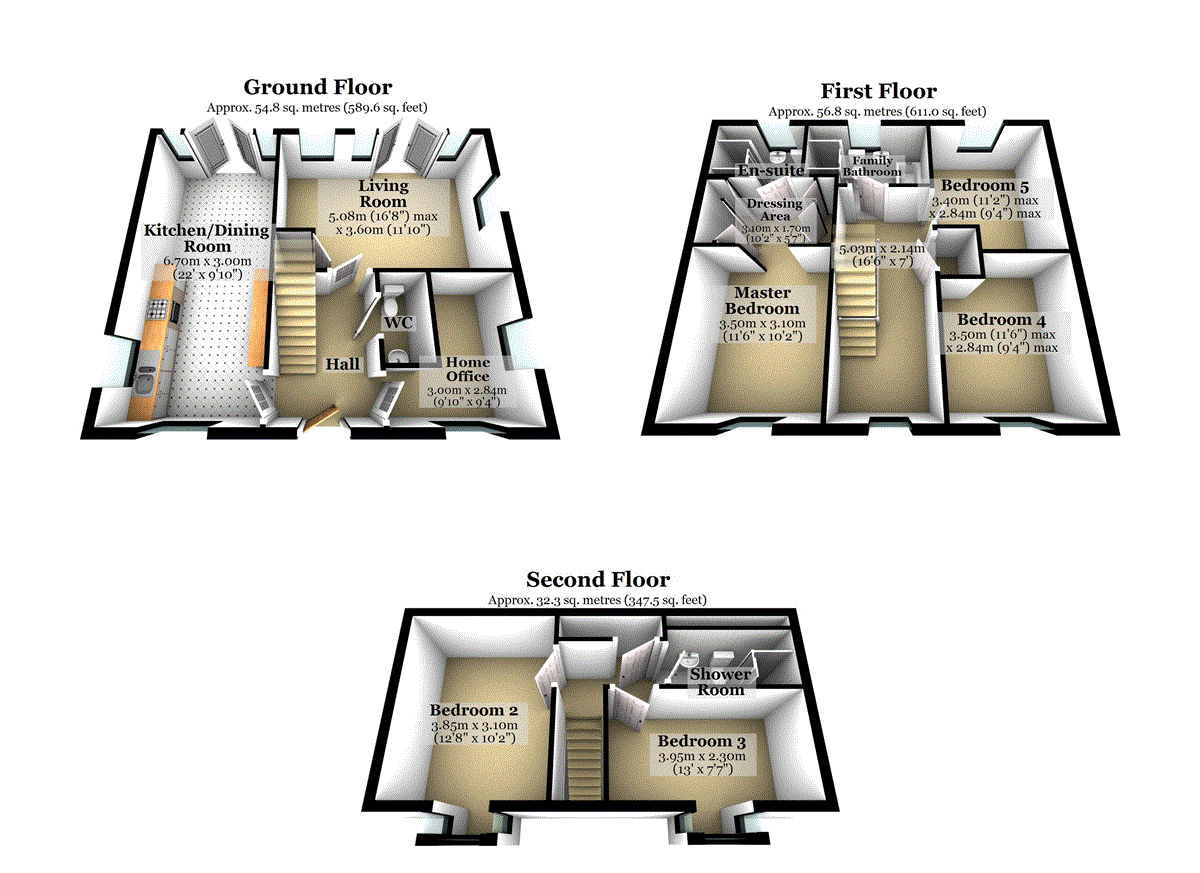 8, Holdenby Drive, Raunds floorplan