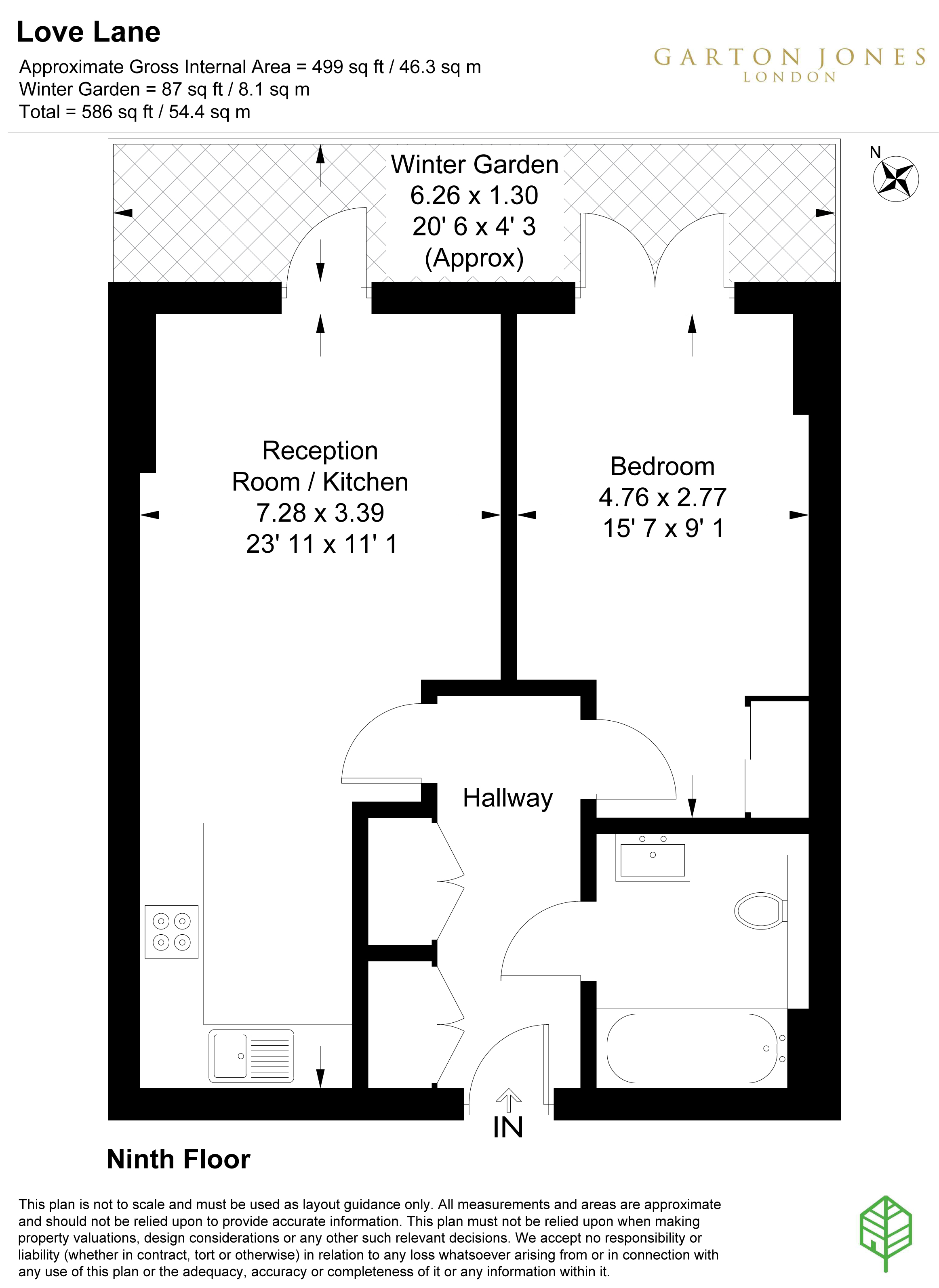 10, Hancock House, London floorplan
