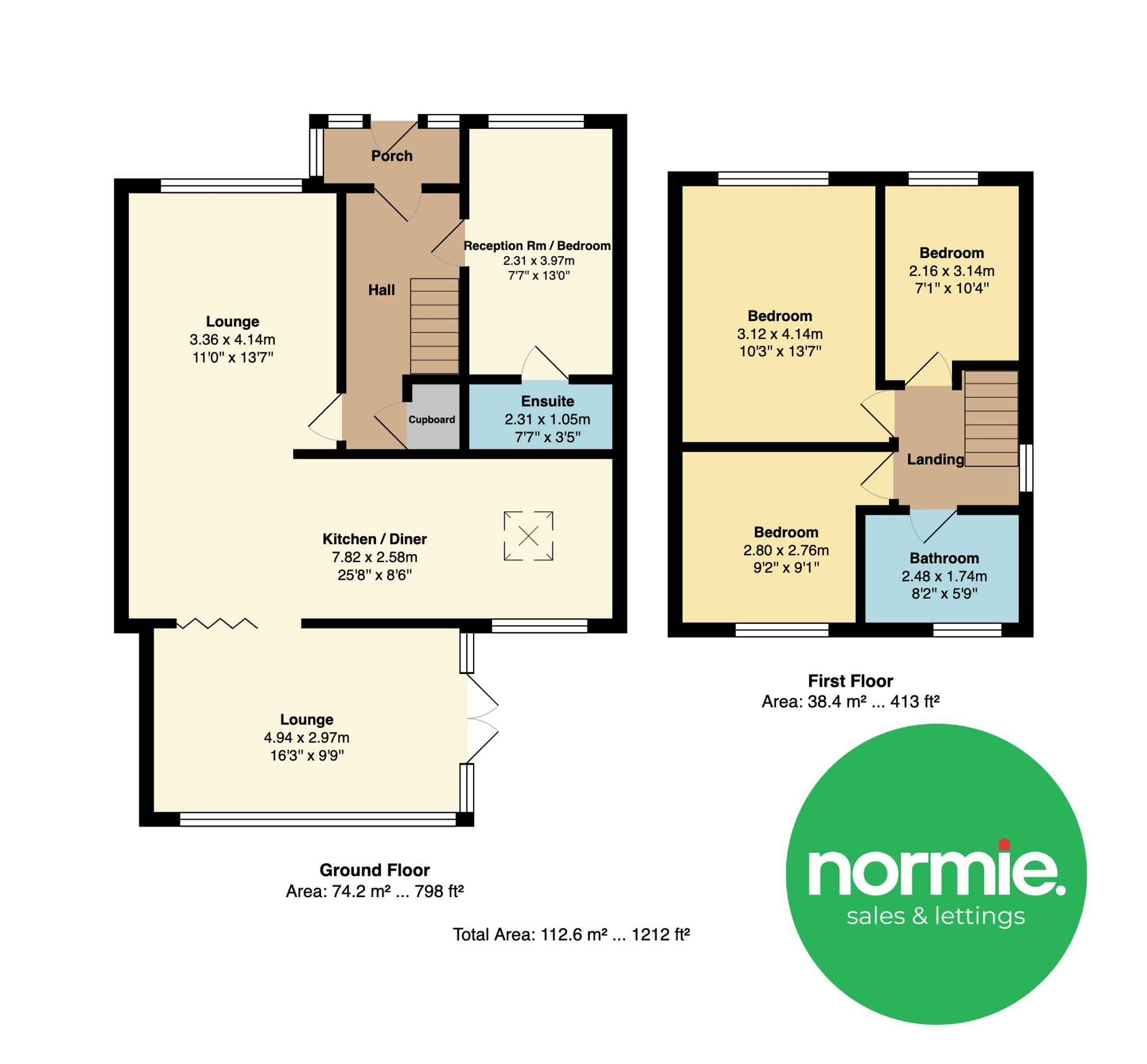 15 Stoneleigh Drive, Manchester floorplan