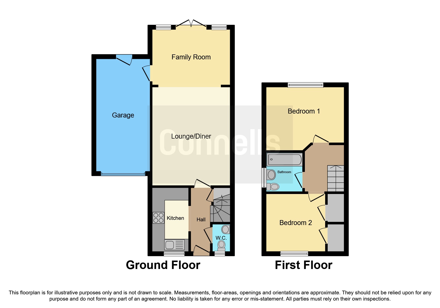 Knights Templars Green, Chells Manor, Stevenage SG2, 2 bedroom semi