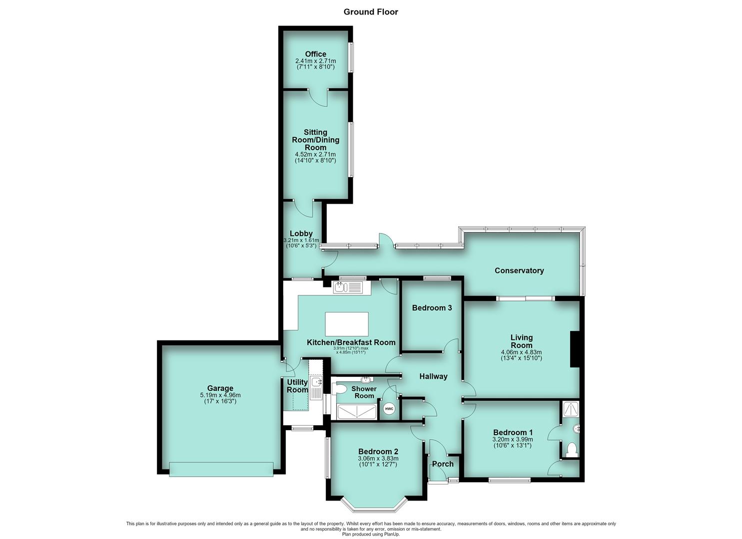 2, Osborn Close, Wellingborough floorplan
