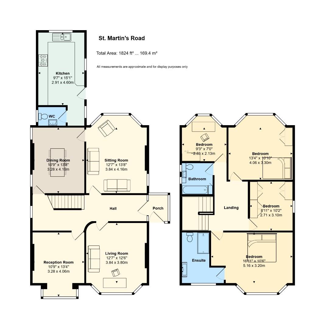 59, St. Martins Road, Caerphilly floorplan