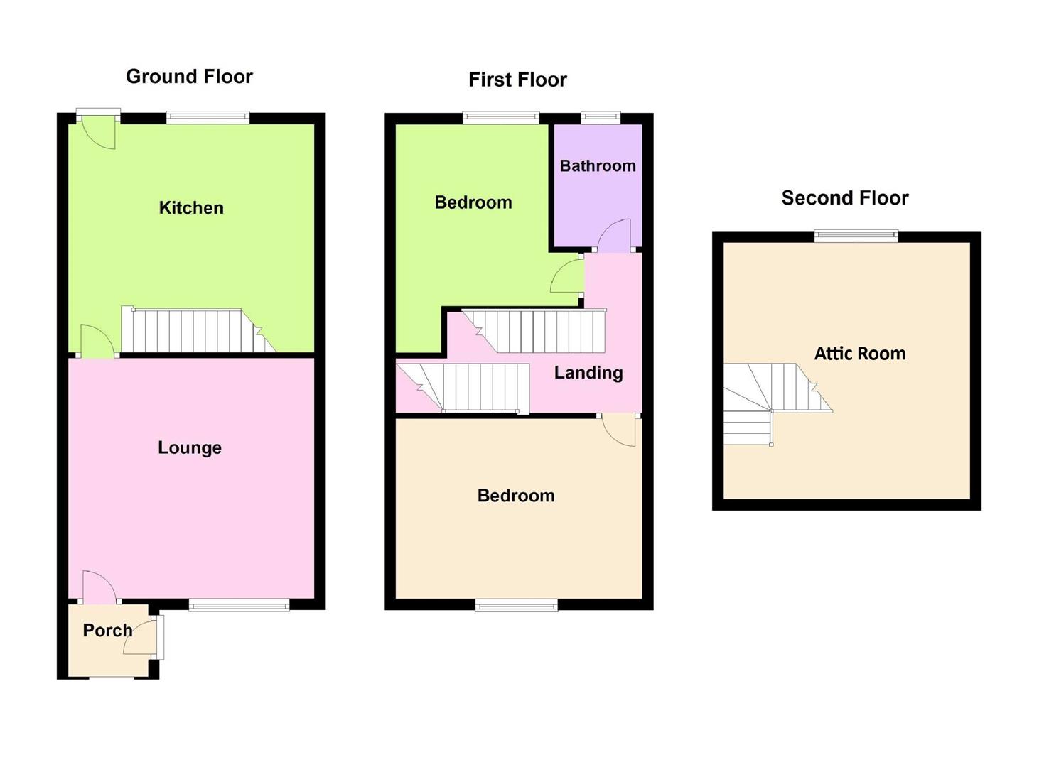 180, Market Street, Hyde floorplan