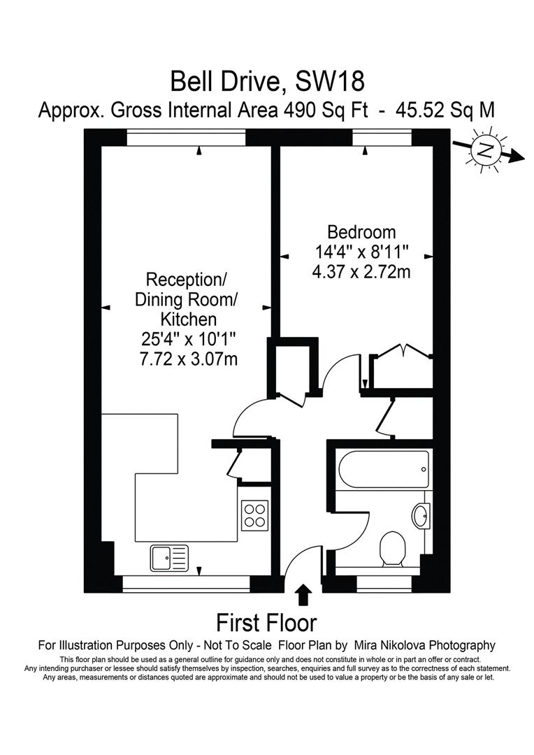 13, Bell Drive, London floorplan