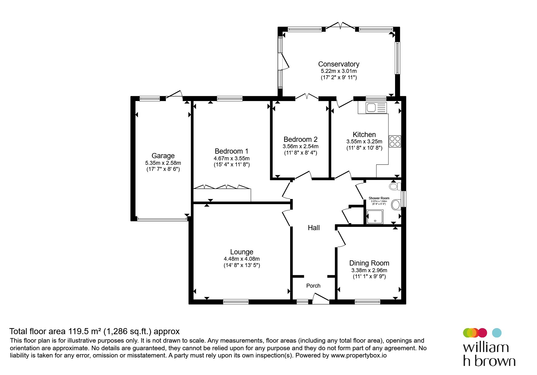31, Woodlands, Spalding floorplan