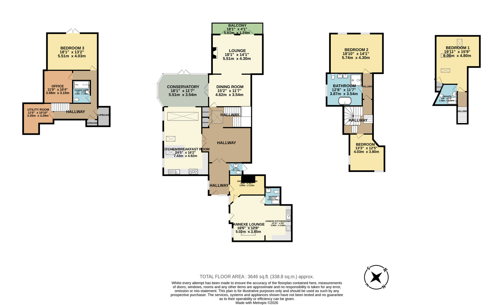 8, Seymour Drive, Plymouth floorplan