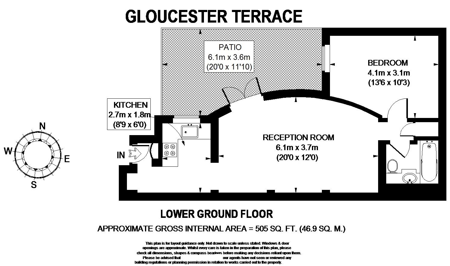 1 Bedrooms Flat to rent in Gloucester Terrace, Bayswater, London W2