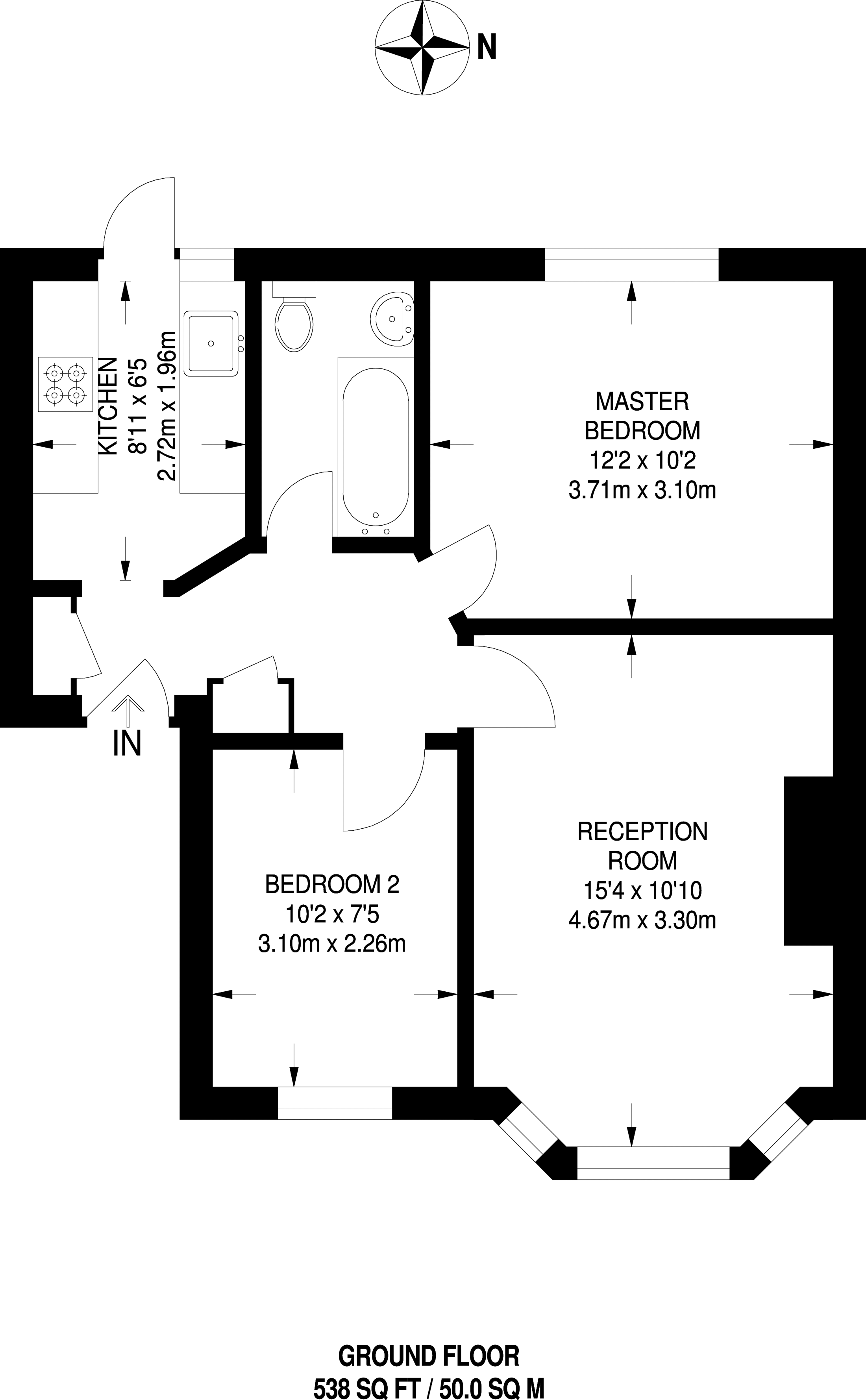 2 Bedrooms Flat to rent in Harrow View, Headstone HA2