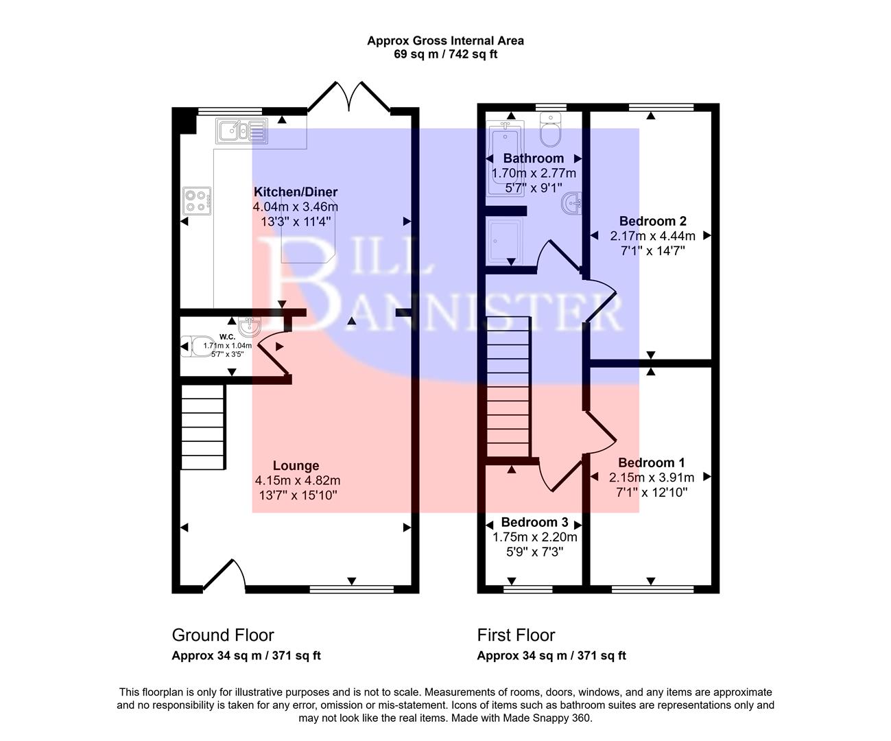 24a, Cardrew Close, Redruth floorplan