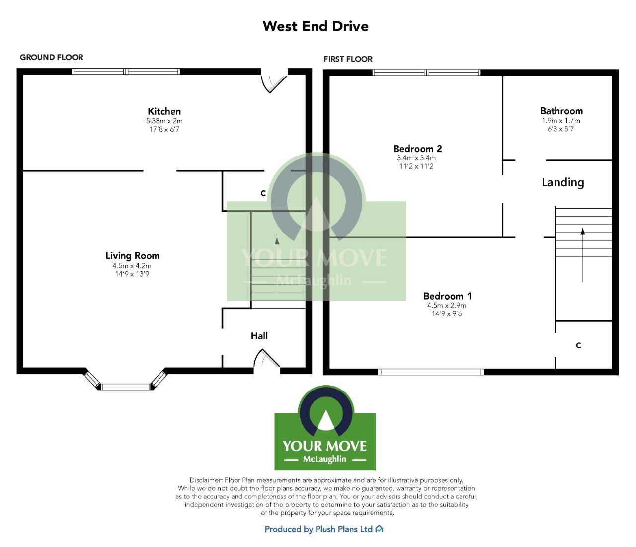 West End Drive, Bellshill, North Lanarkshire ML4, 2 bedroom terraced house for sale 61430792