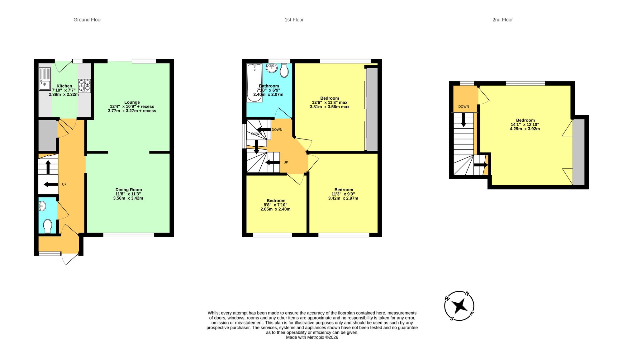 17 Willow Tree Close, Ashford floorplan