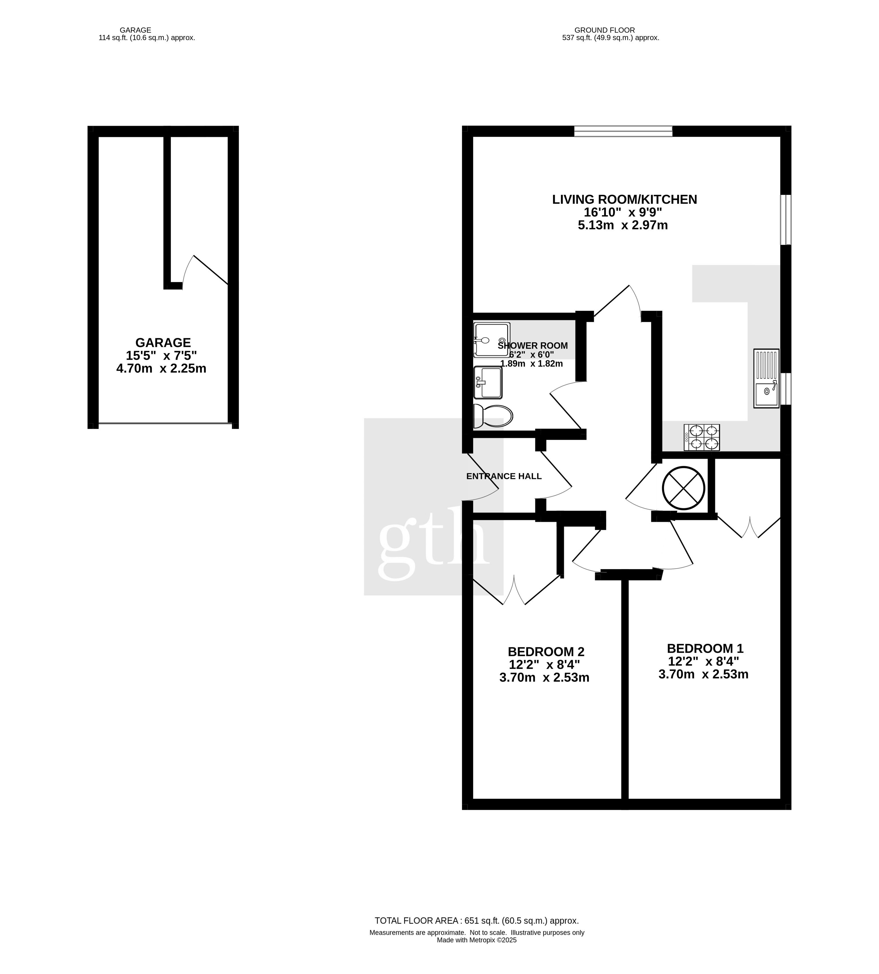 Flat 1, Sandy Lane Court,, Bay View Road, Devon floorplan