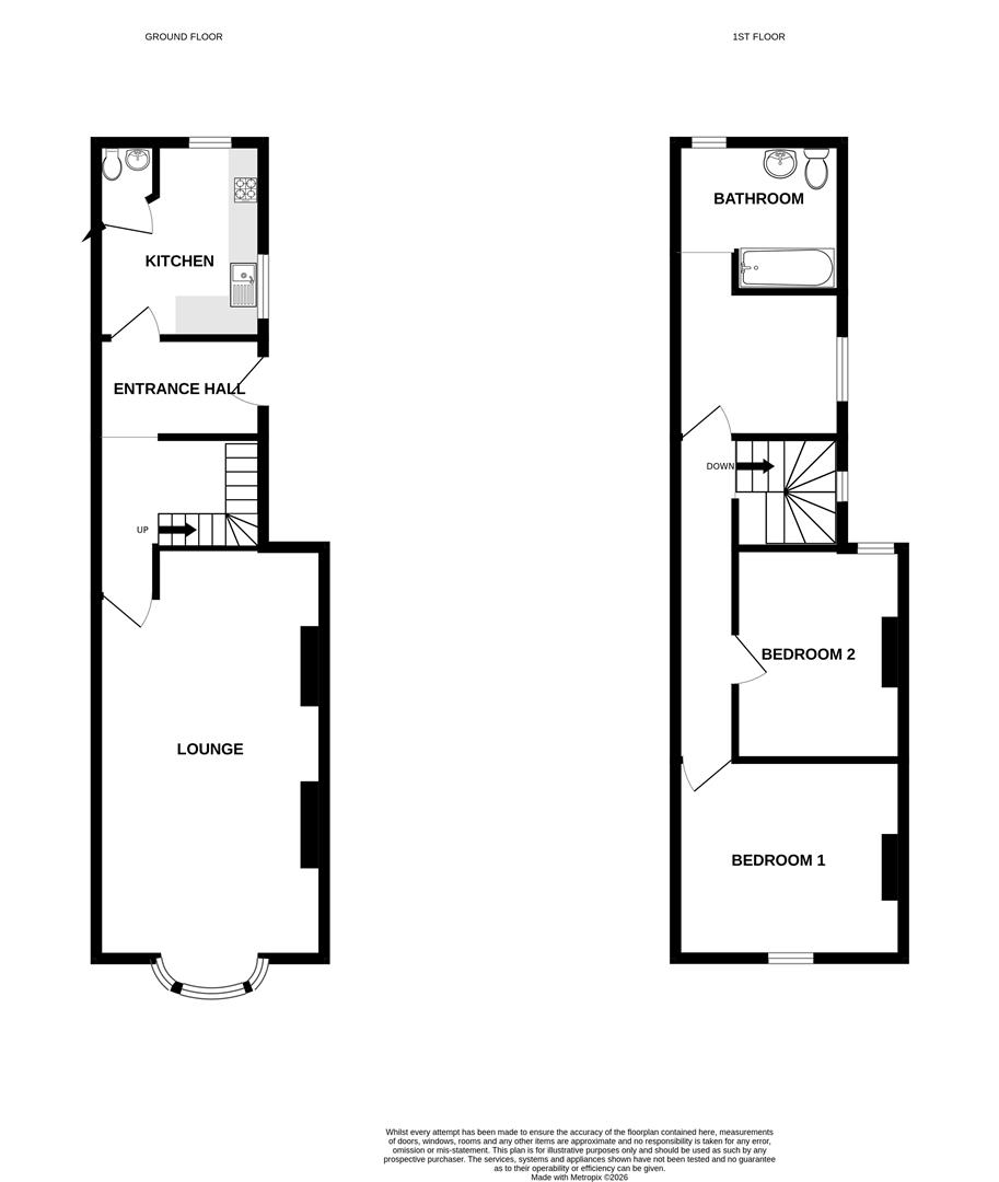 Flat 1, 76, High Street, Sheerness floorplan