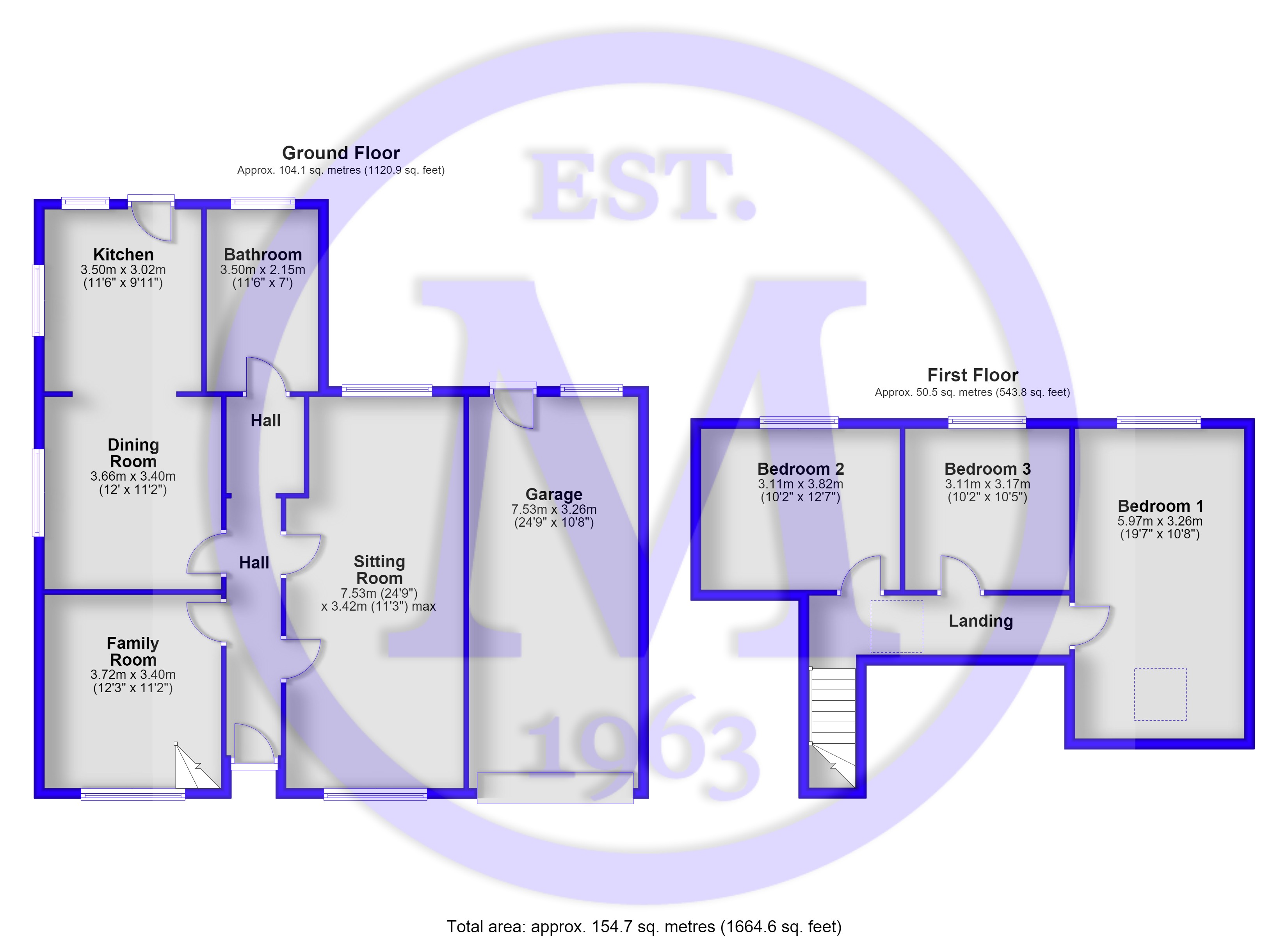 The Chestnuts,, Middle Road, Lymington floorplan