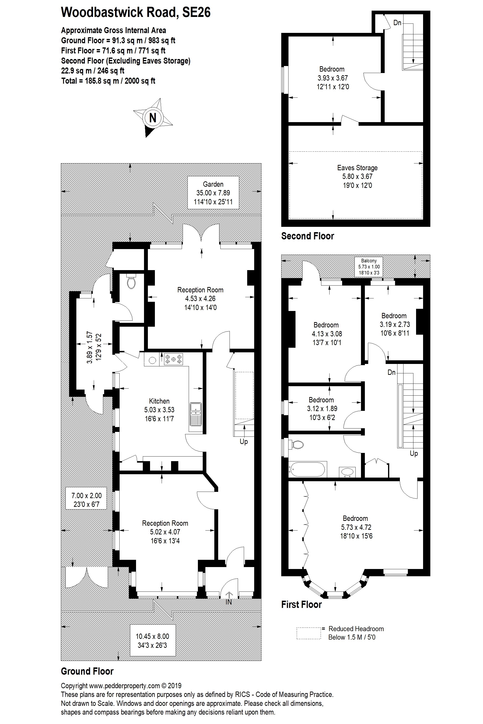 5 Bedrooms Semi-detached house for sale in Woodbastwick Road, Sydenham SE26