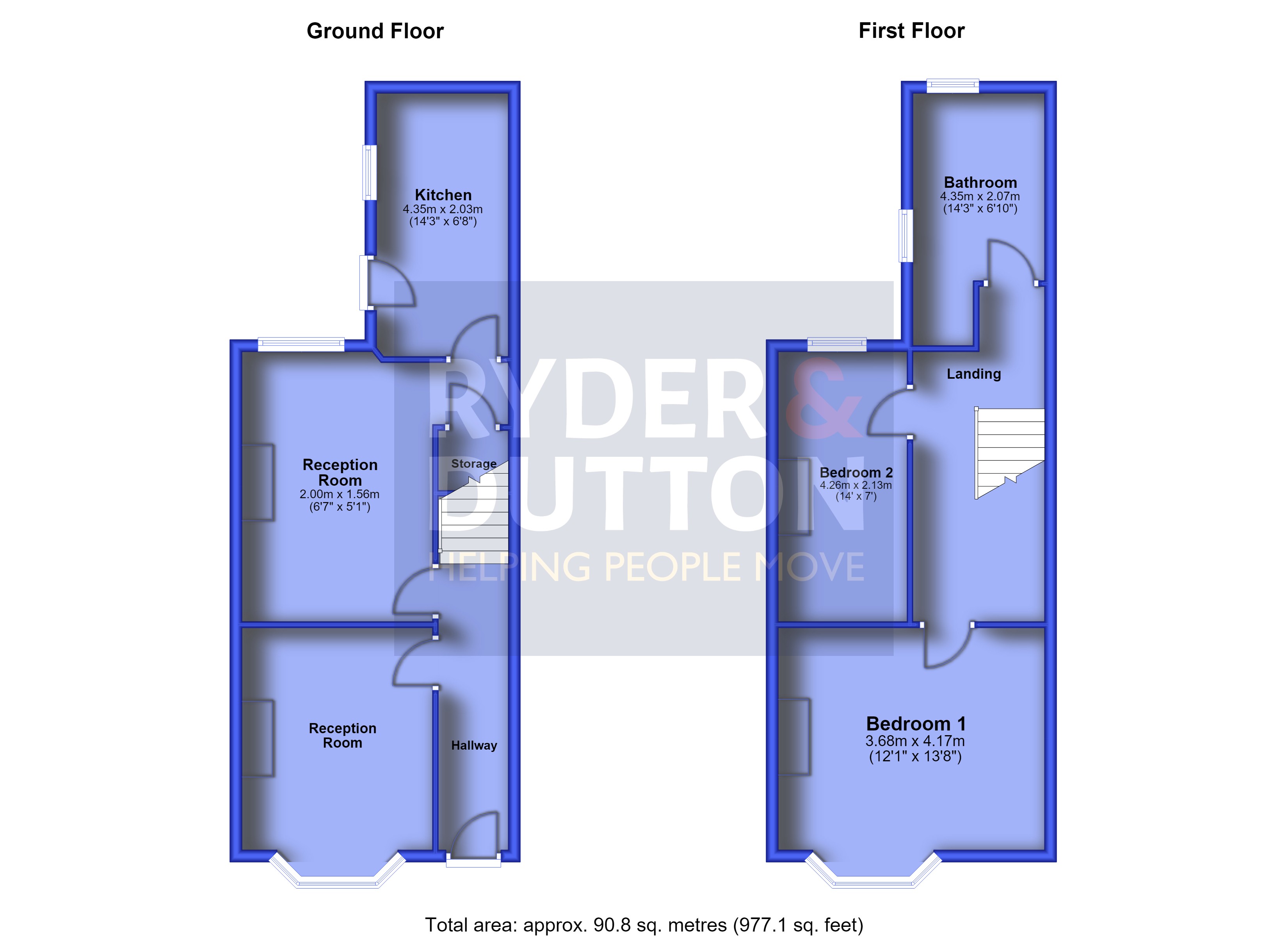 68, Old Road, Manchester floorplan