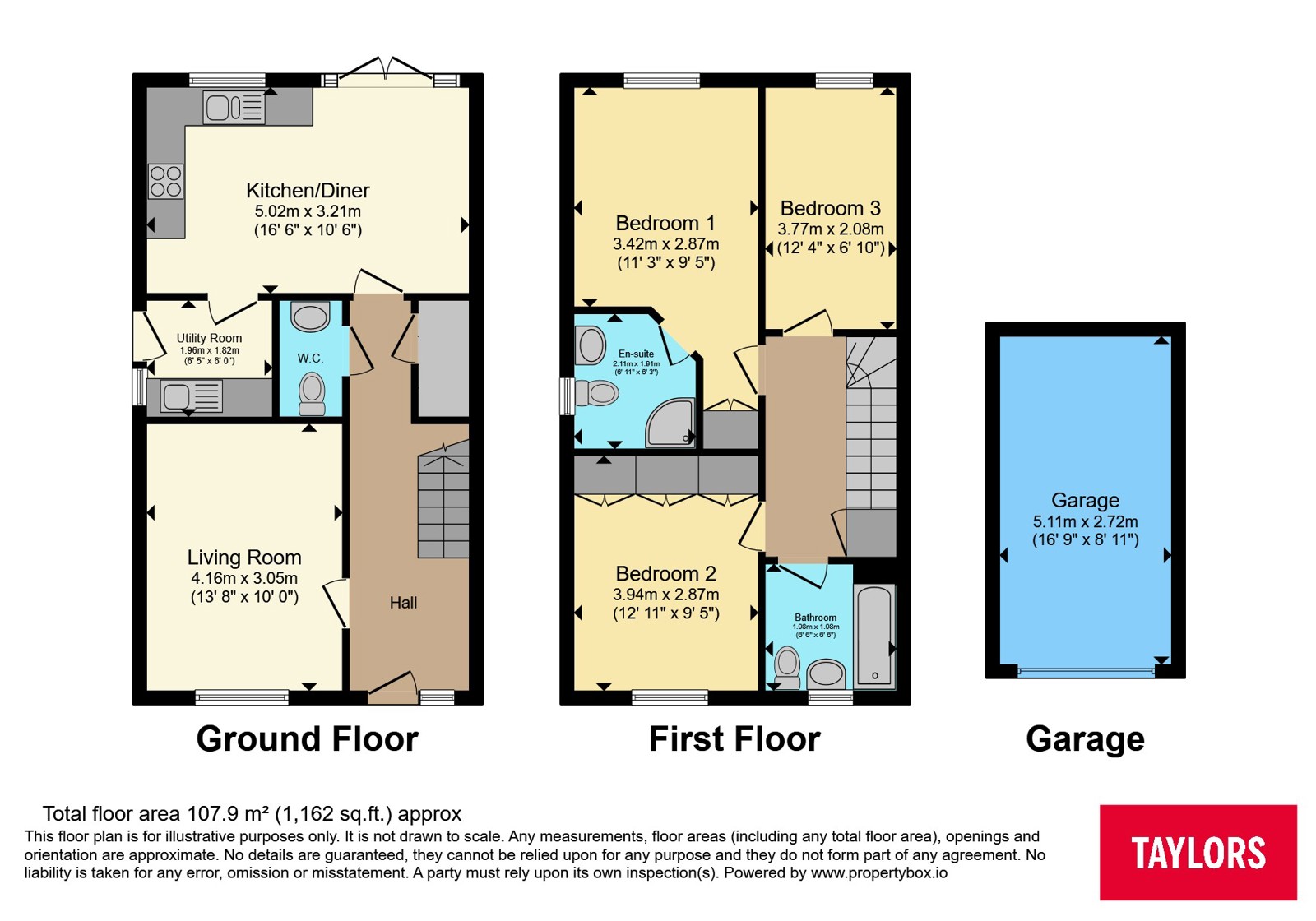 10, Rockfield Drive, Luton floorplan