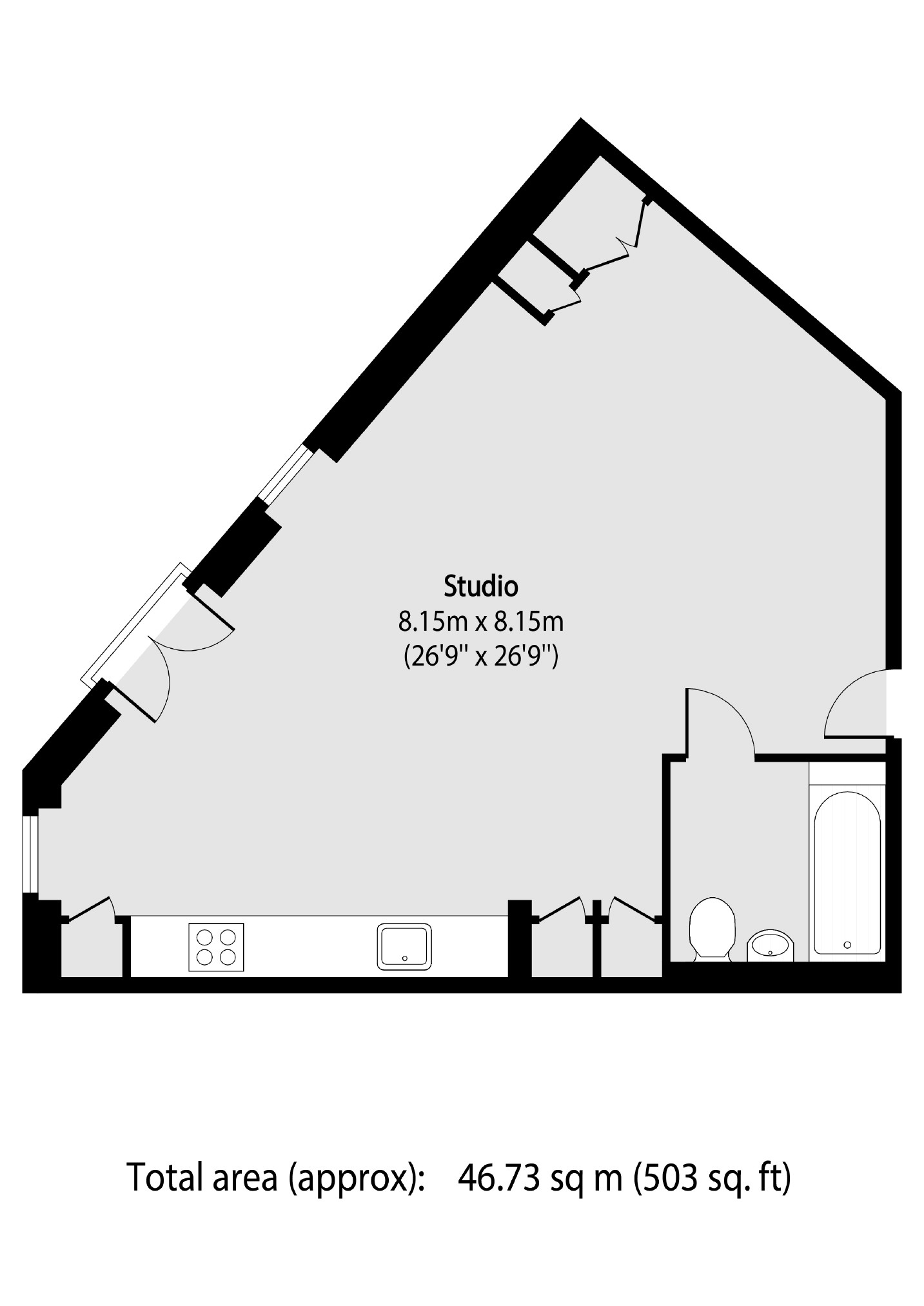34 Cutter House, 1, Admiralty Avenue, London floorplan