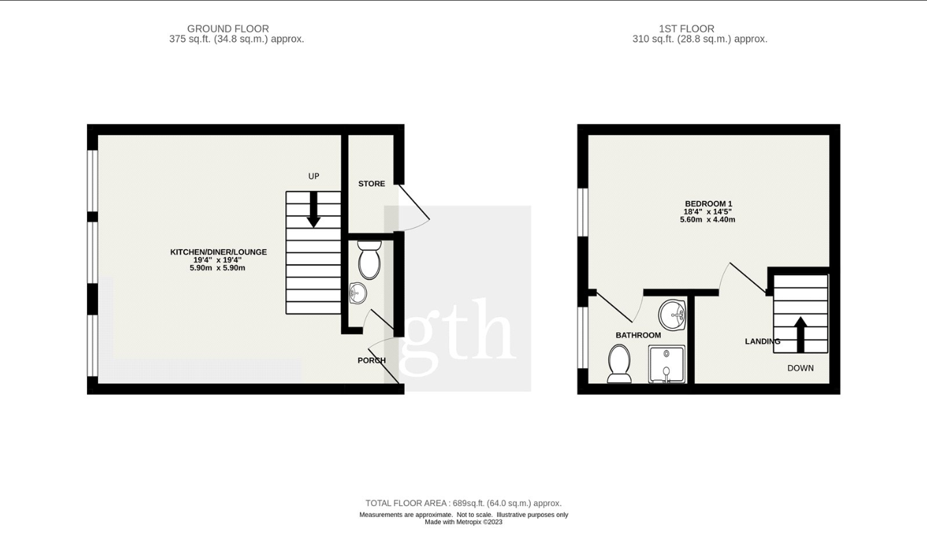 1A,, Wilton Terrace, Taunton floorplan
