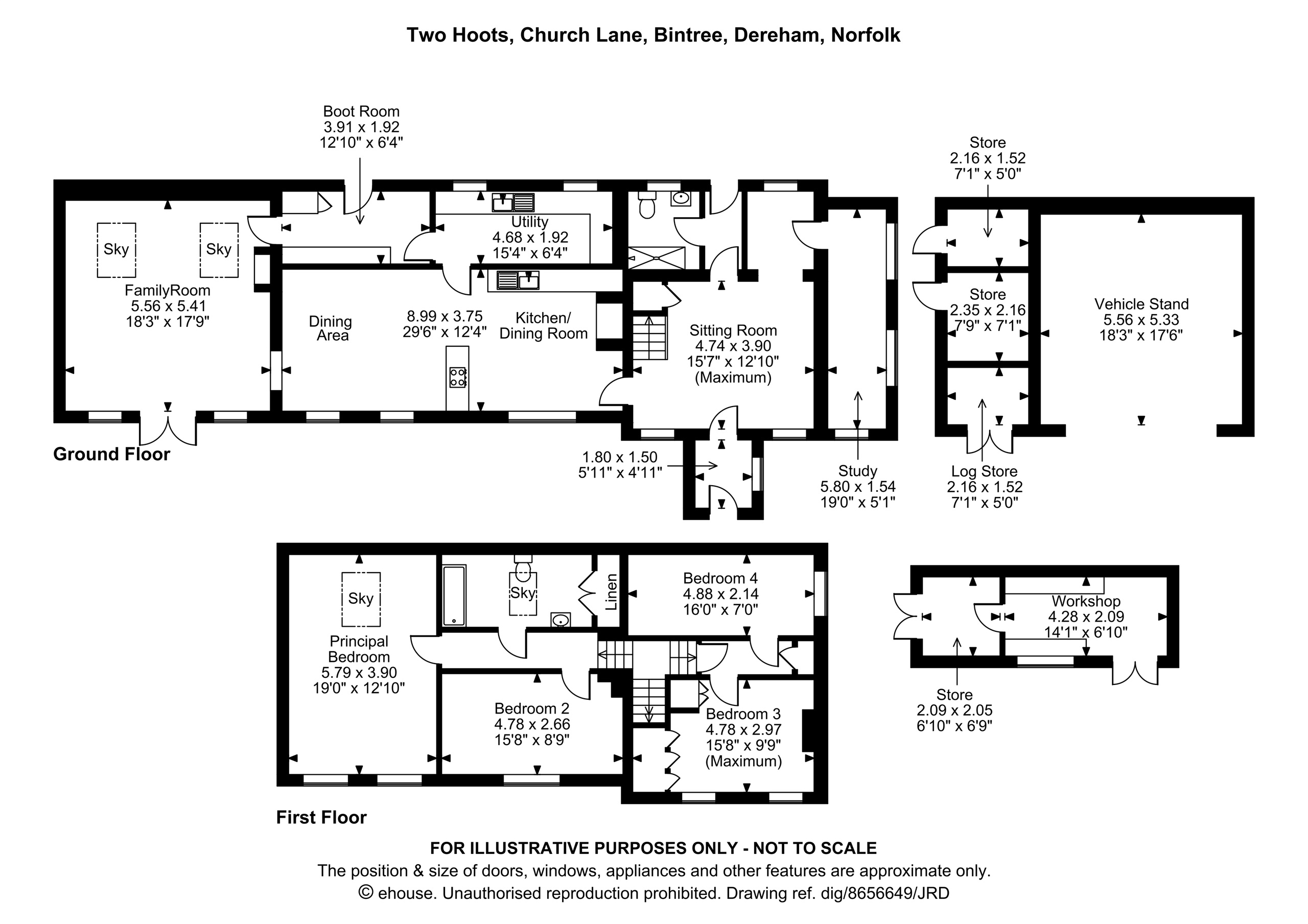 Two Hoots, Church Lane, Dereham floorplan