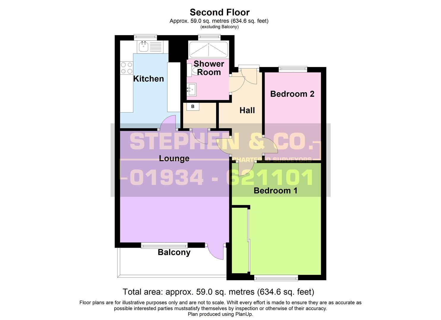23 Hildesheim Court, Station Road, Weston-Super-Mare floorplan