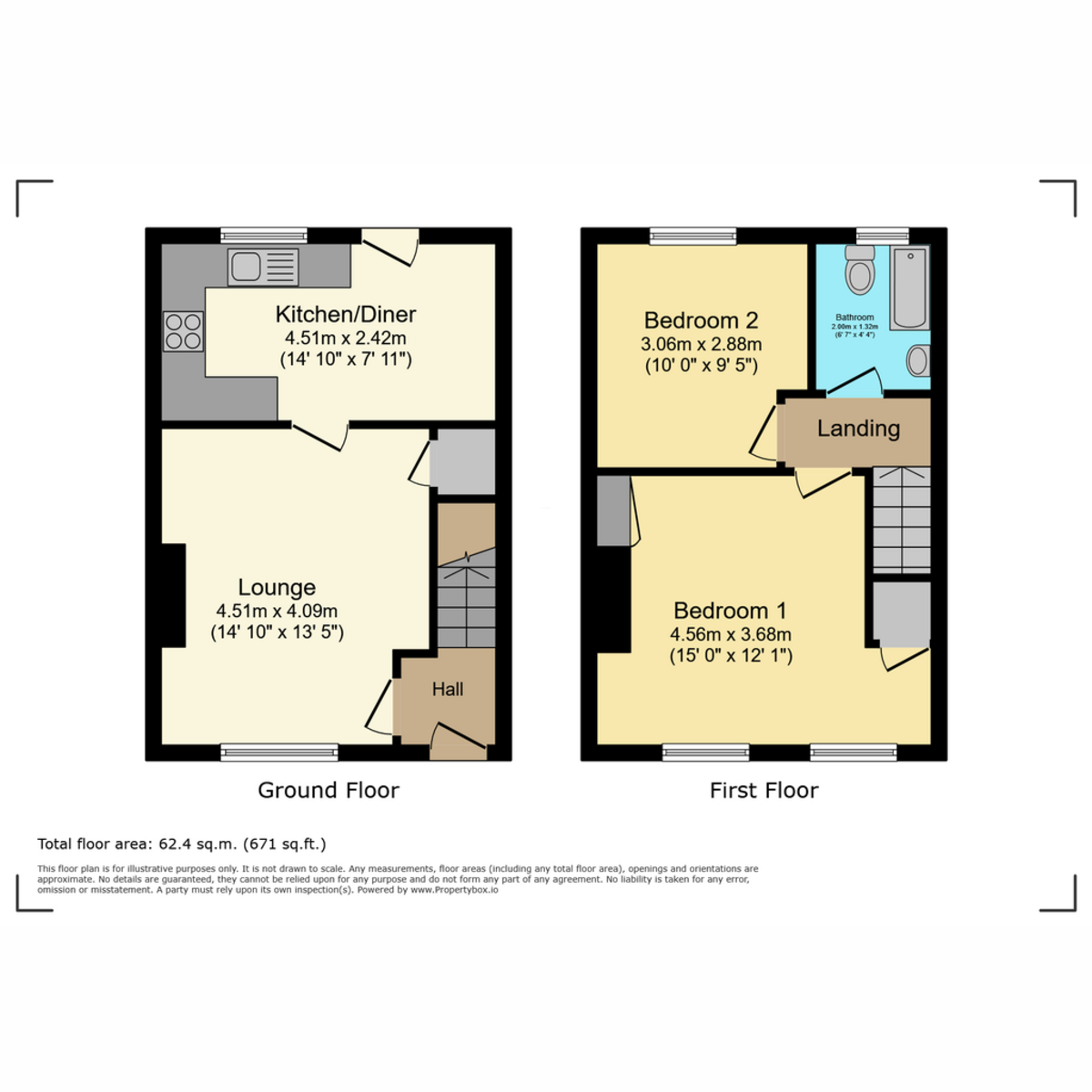 11, Piper Close, Sheffield floorplan