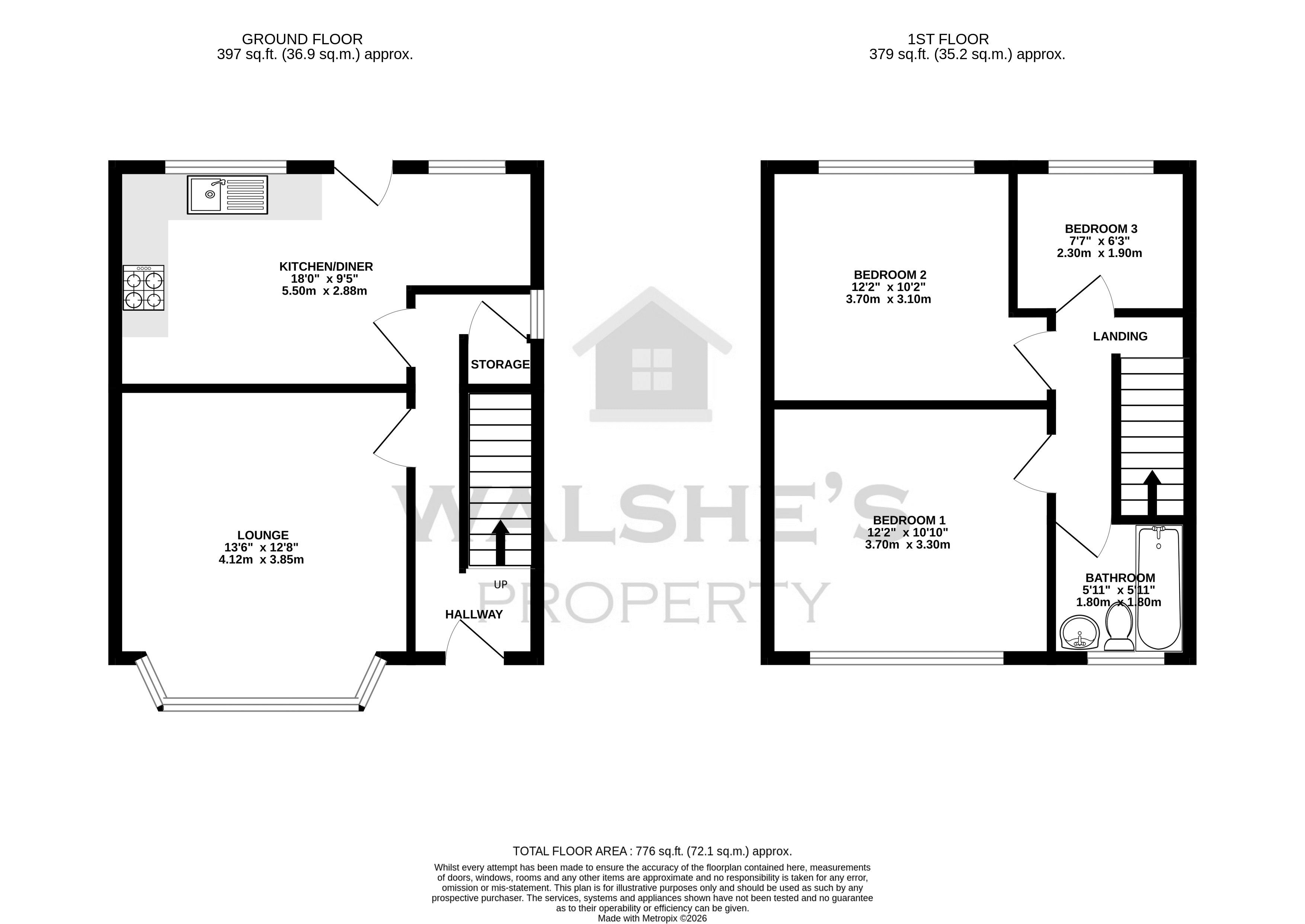 107, Ravendale Street South, Scunthorpe floorplan