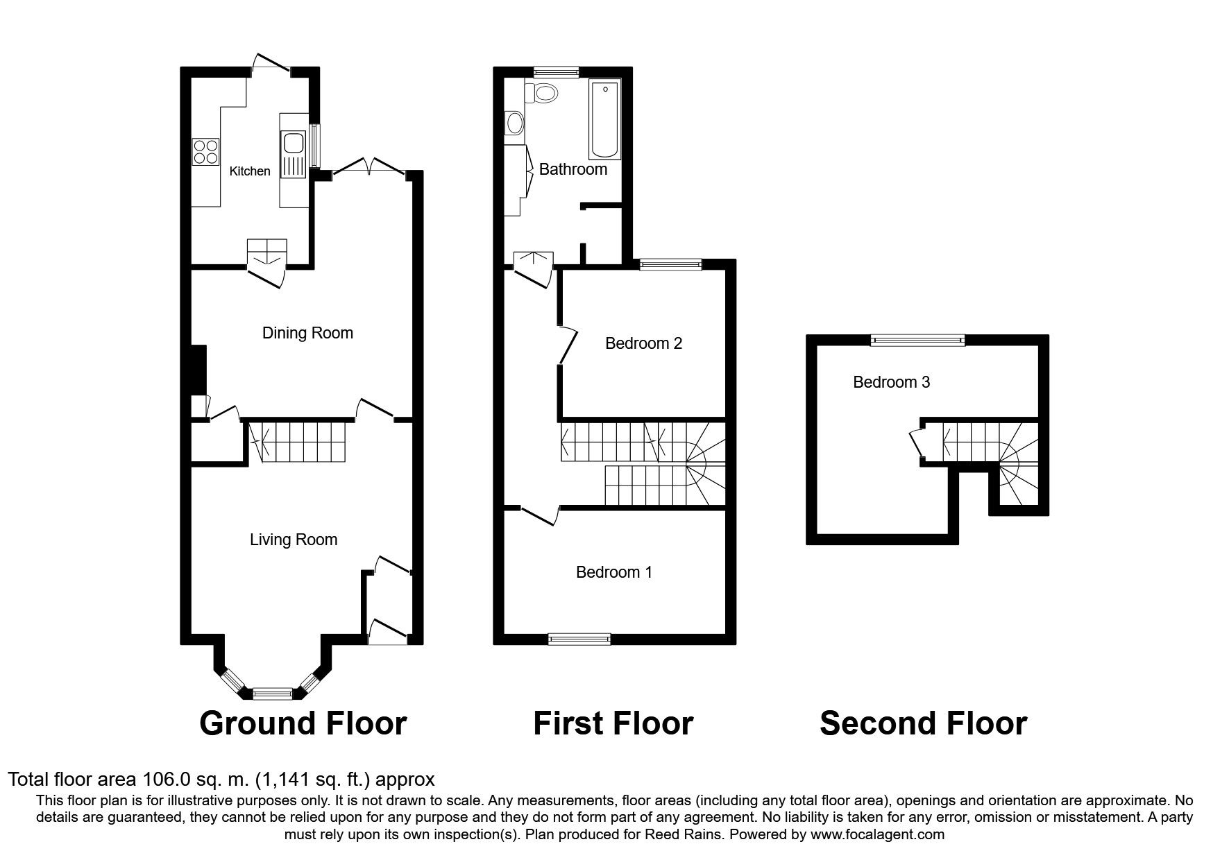 3 Bedrooms Terraced house for sale in South Undercliff, Rye TN31