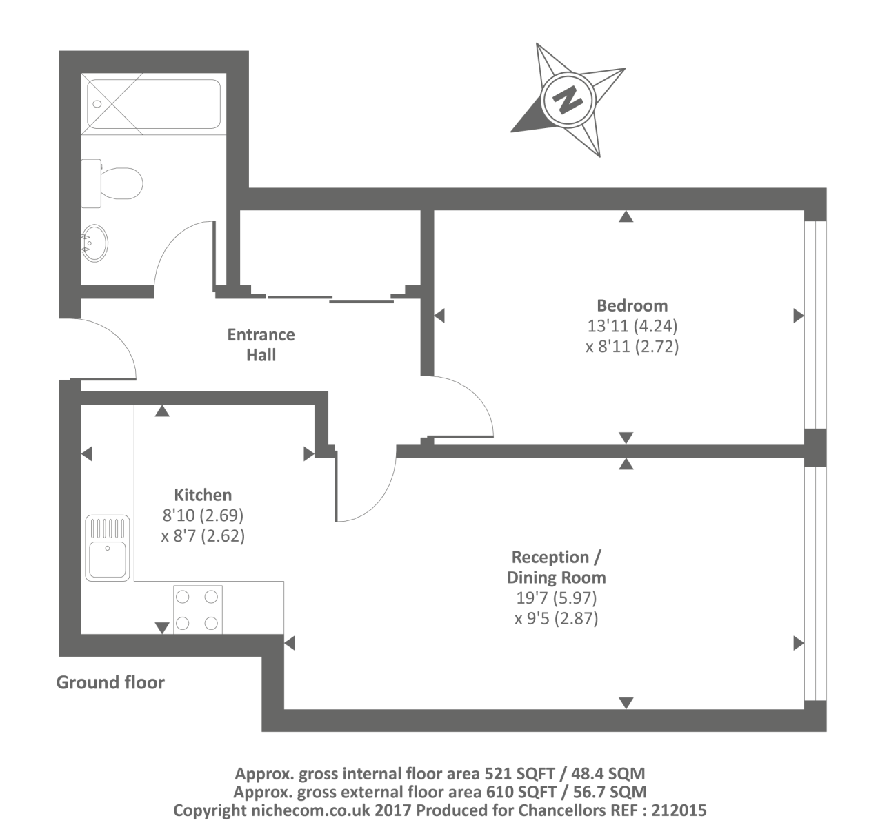 1 Bedrooms Flat to rent in Southfield Road, Eynsham OX29